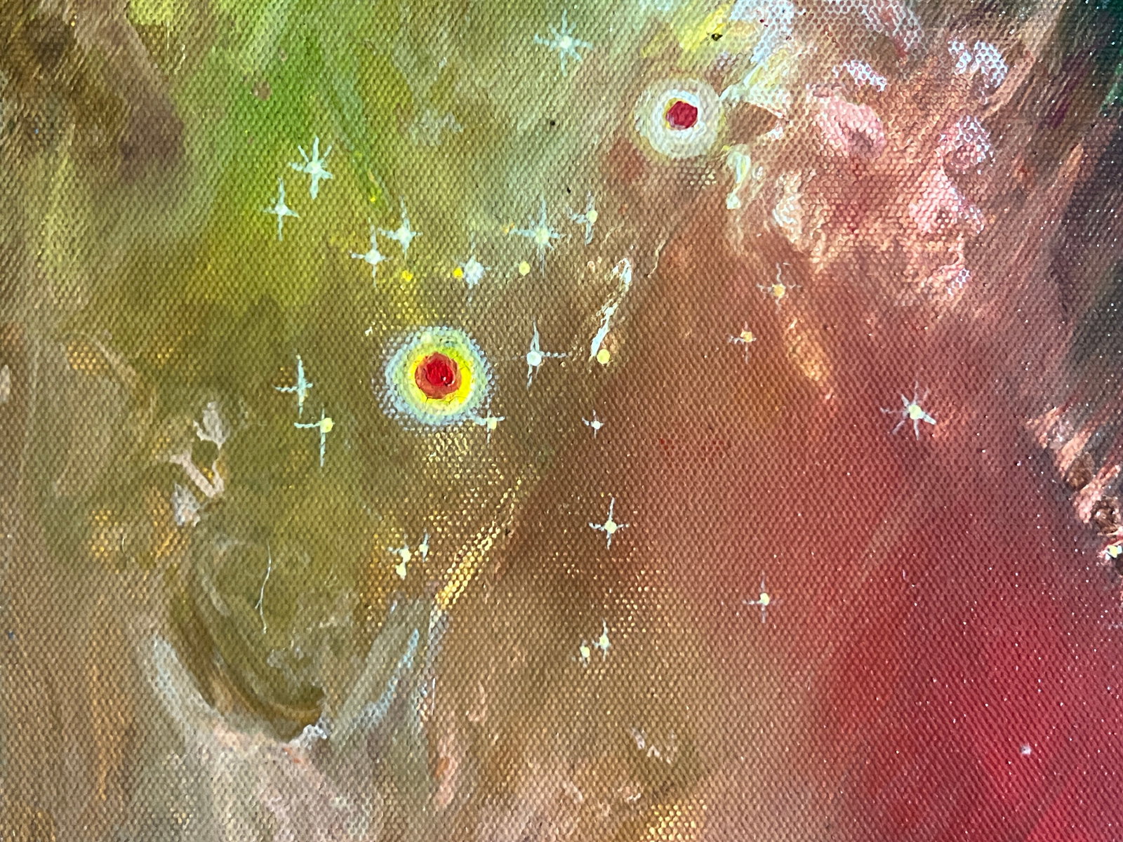 Abstract Oil painting with frame dream K. Leonid - 3