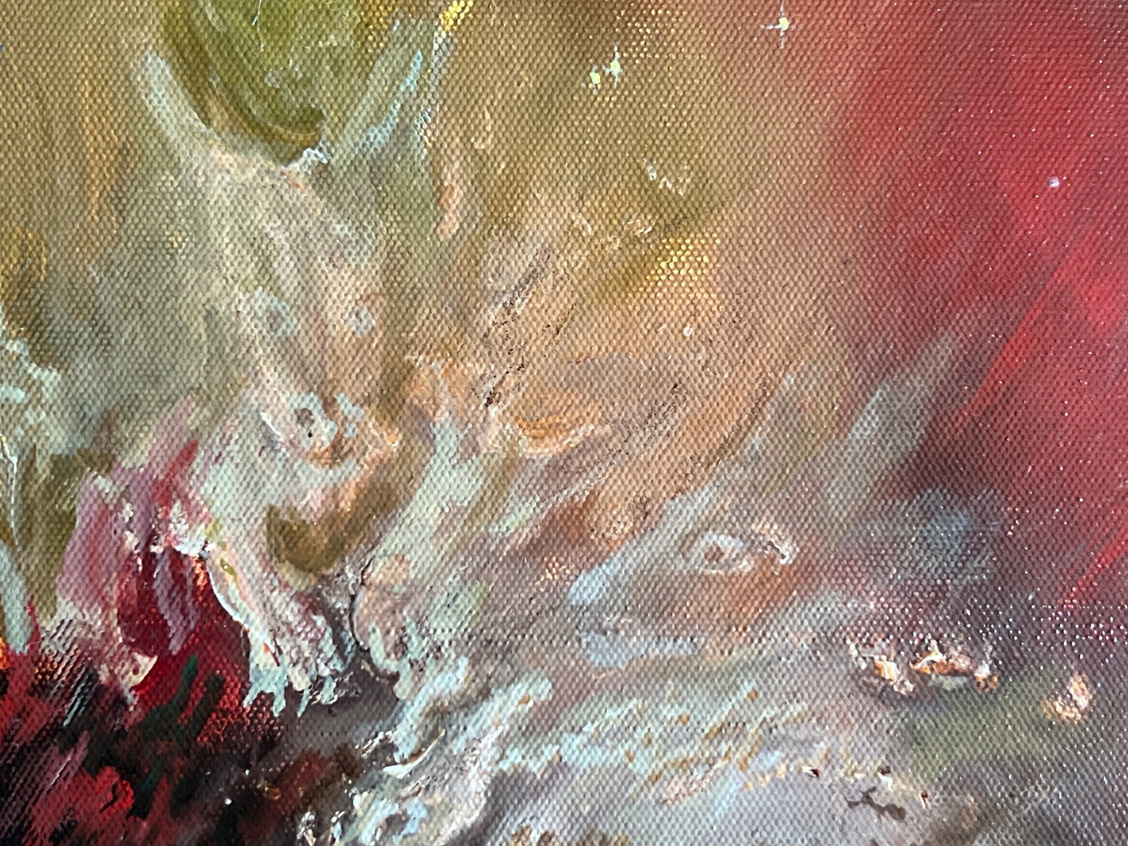 Abstract Oil painting with frame dream K. Leonid - 4