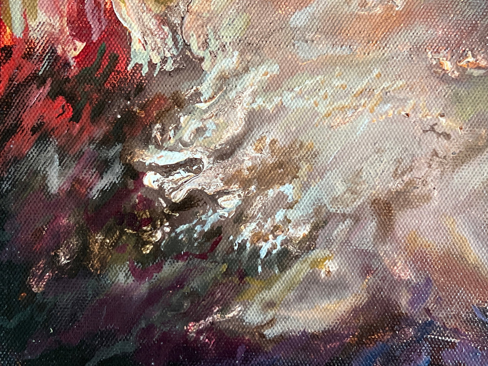 Abstract Oil painting with frame dream K. Leonid - 5
