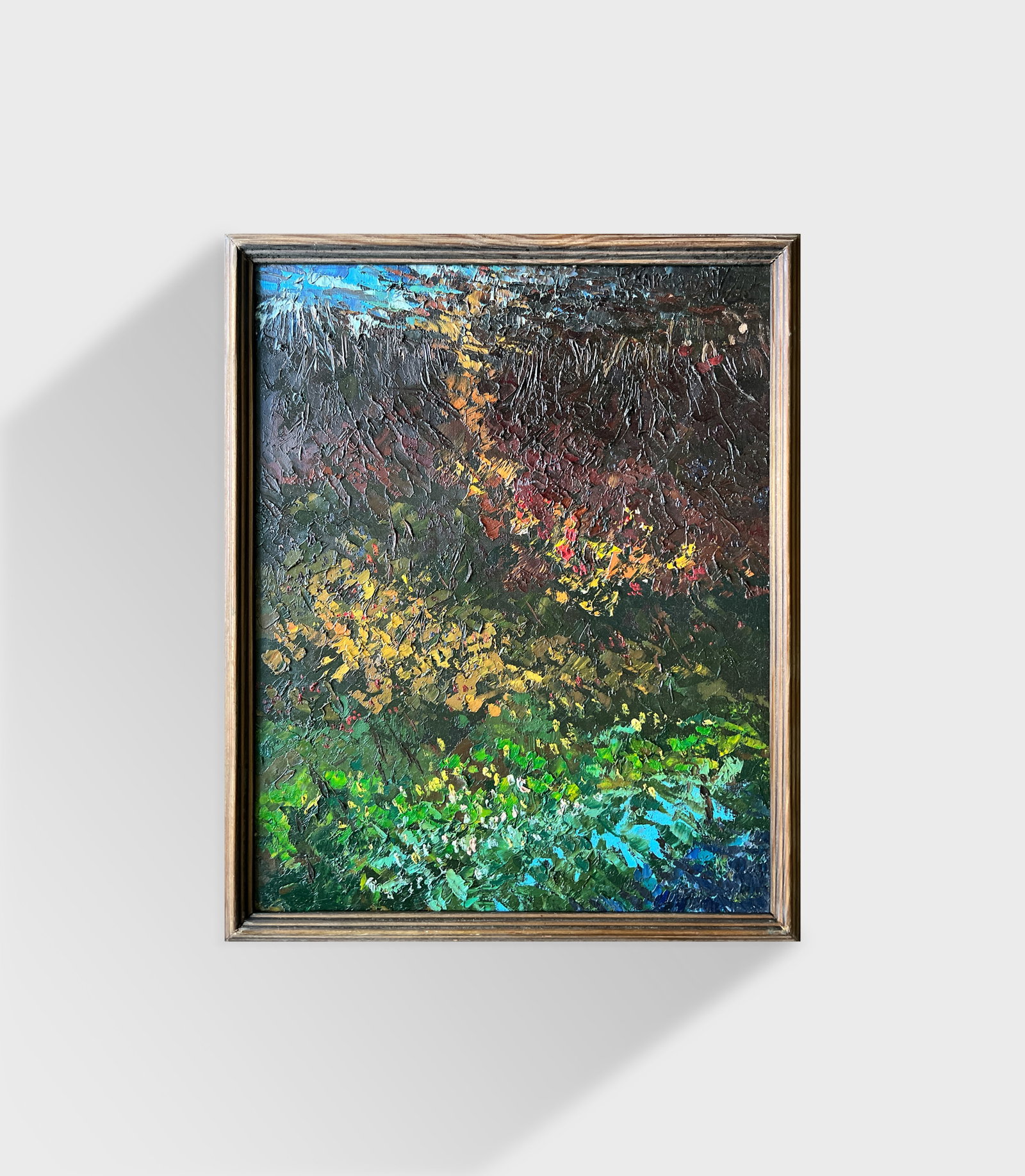 Abstract Oil painting with frame Seasons K. Leonid - 11