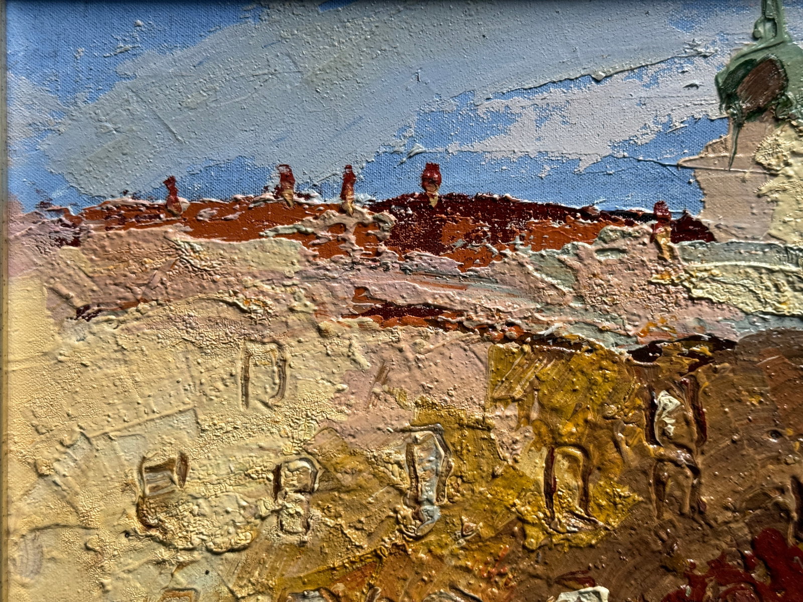 Oil painting with frame market in Lviv K. Leonid - 2