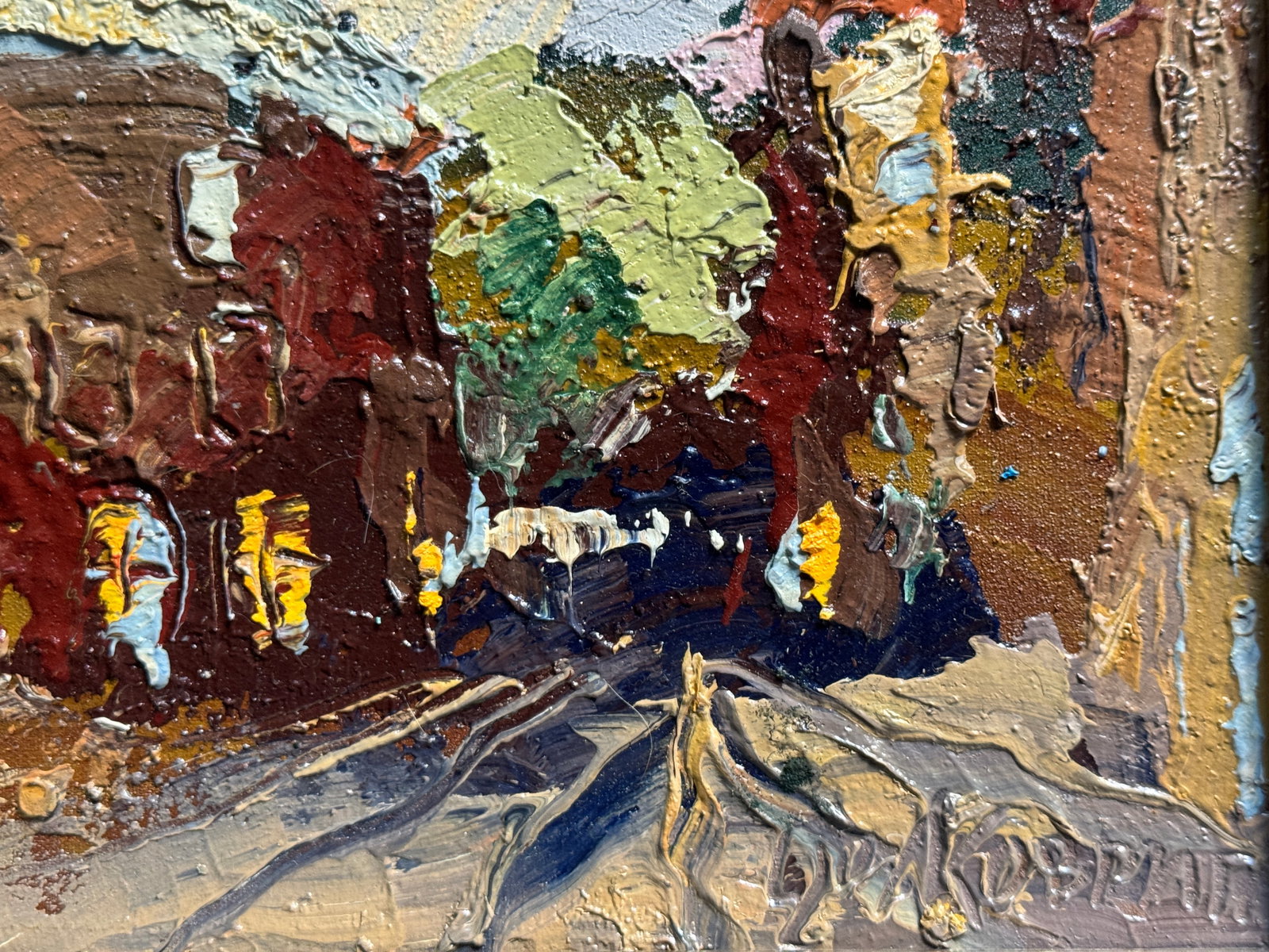 Oil painting with frame market in Lviv K. Leonid - 4