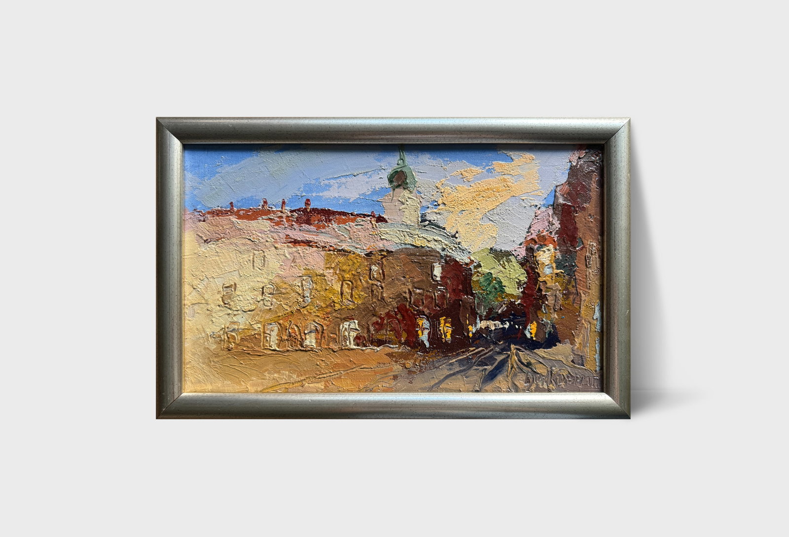 Oil painting with frame market in Lviv K. Leonid - 7