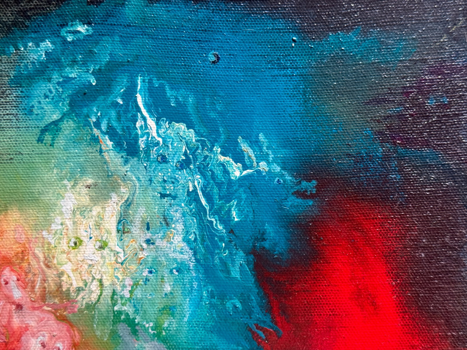 Abstract Oil painting with frame dream K. Leonid - 3