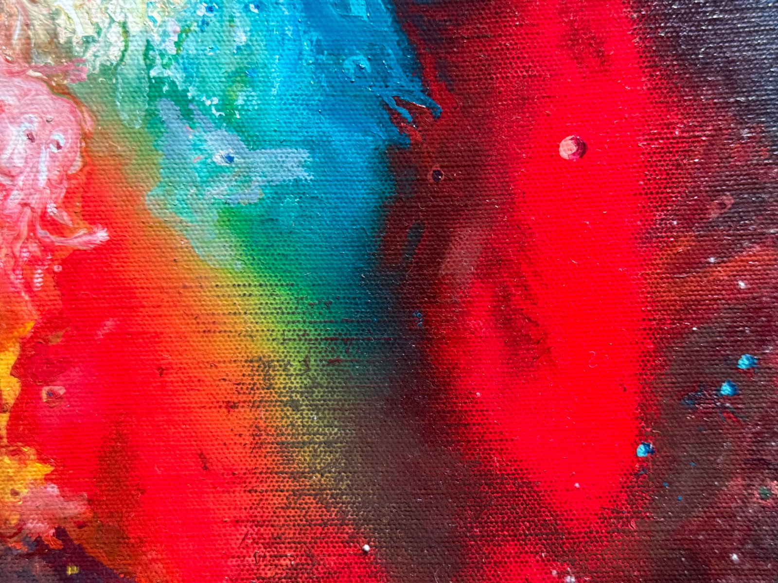 Abstract Oil painting with frame dream K. Leonid - 4