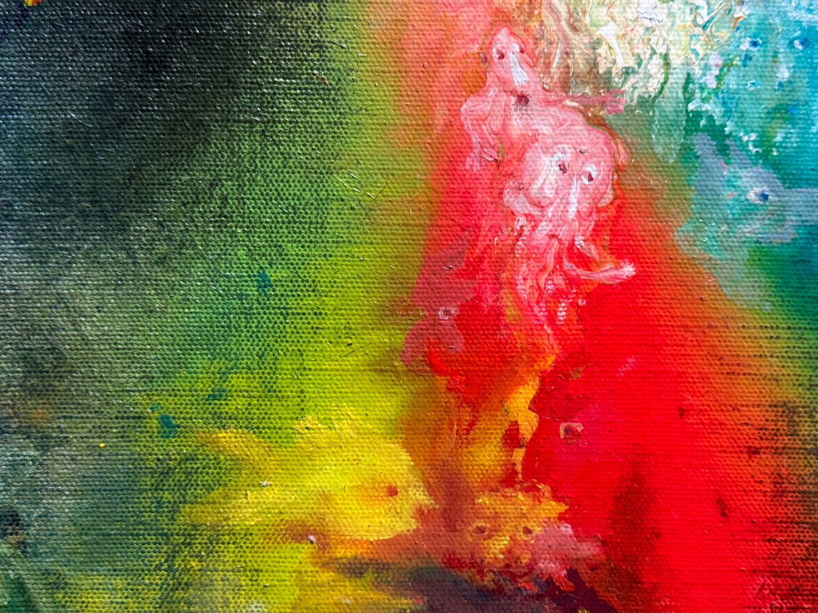 Abstract Oil painting with frame dream K. Leonid - 5