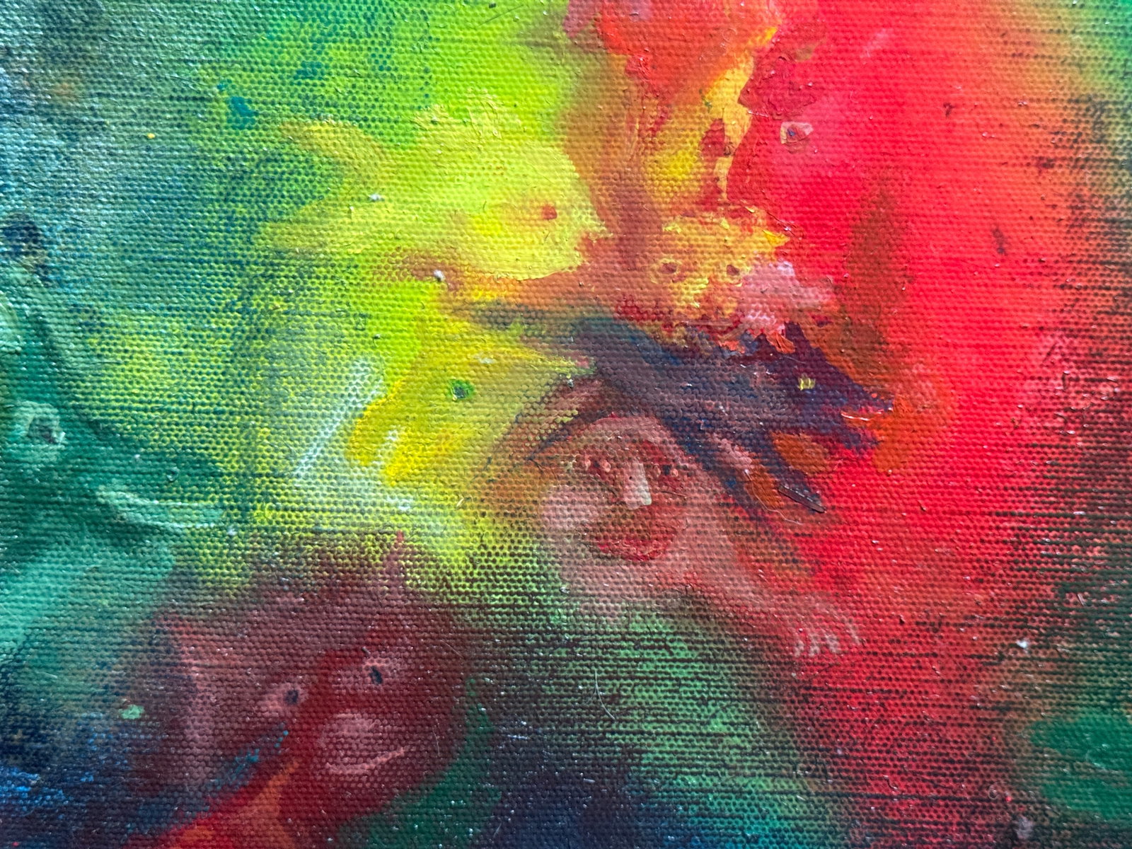 Abstract Oil painting with frame dream K. Leonid - 6