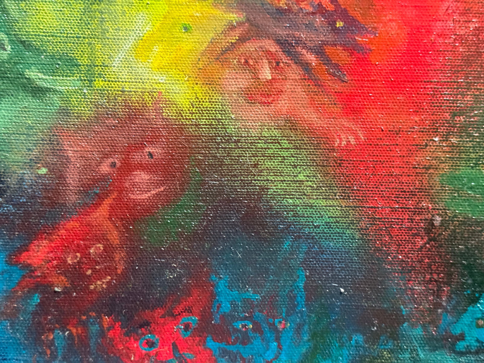 Abstract Oil painting with frame dream K. Leonid - 9