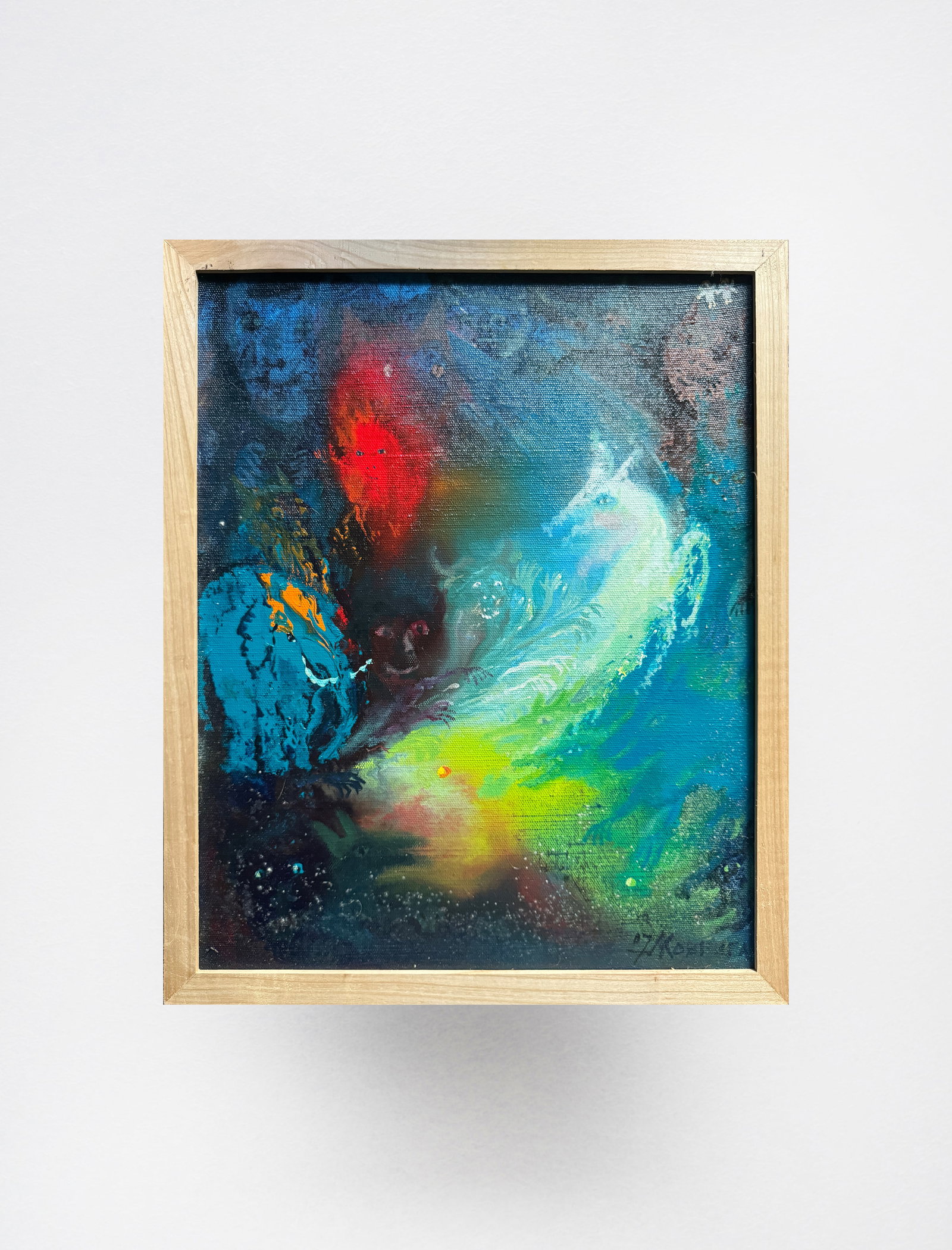 Abstract Oil painting with frame sleep K. Leonid - 9