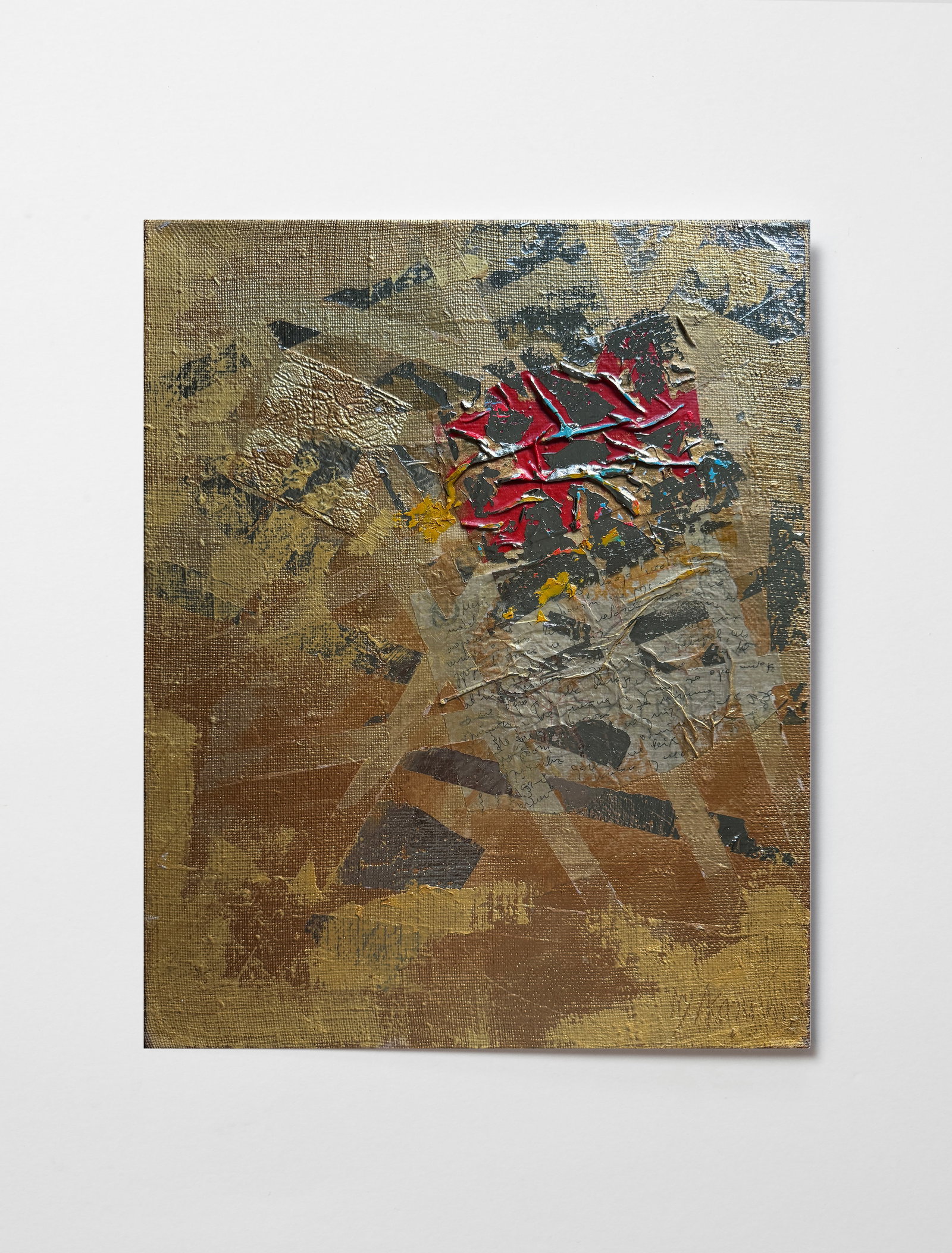 Perception of the author's technique Oil painting with frame Gold K. Leonid - 2
