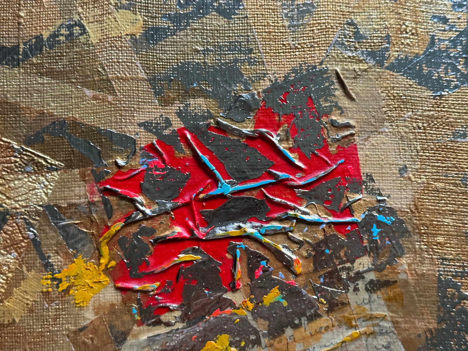 Perception of the author's technique Oil painting with frame Gold K. Leonid - 5
