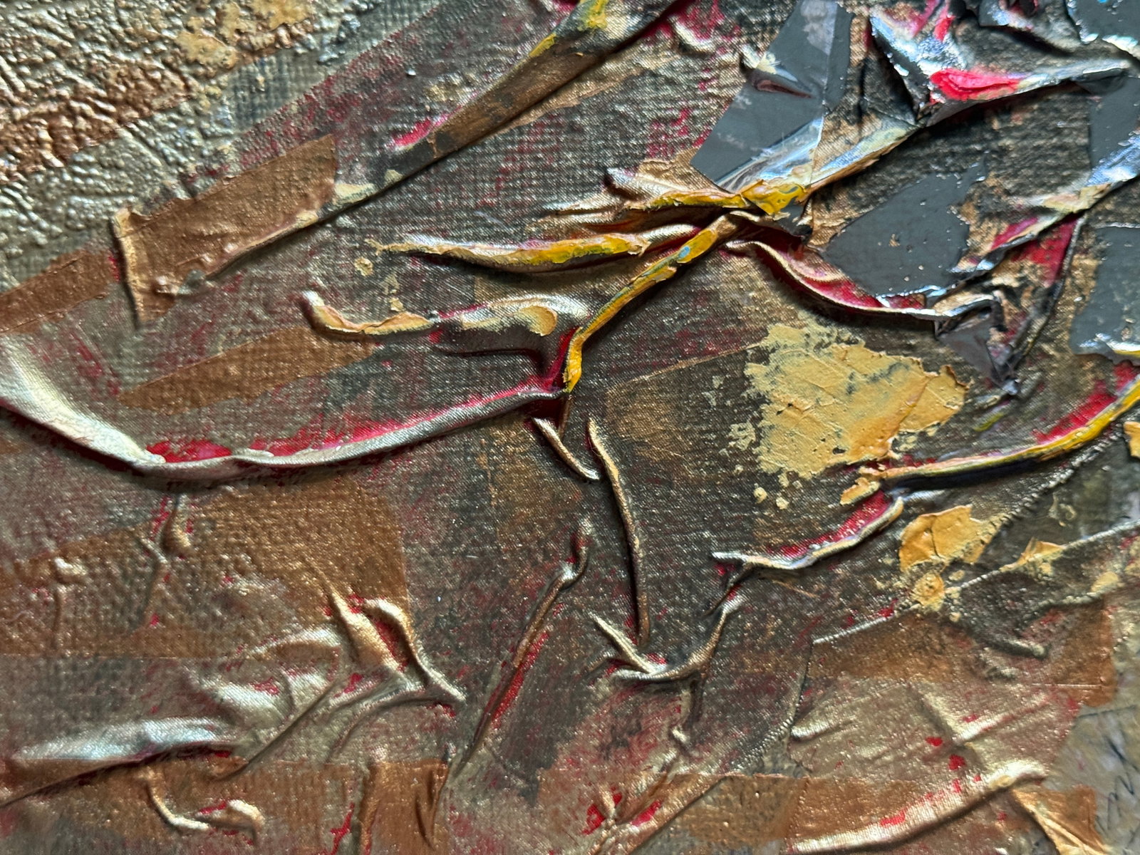 Perception of the author's technique Oil painting with frame Gold K. Leonid - 5