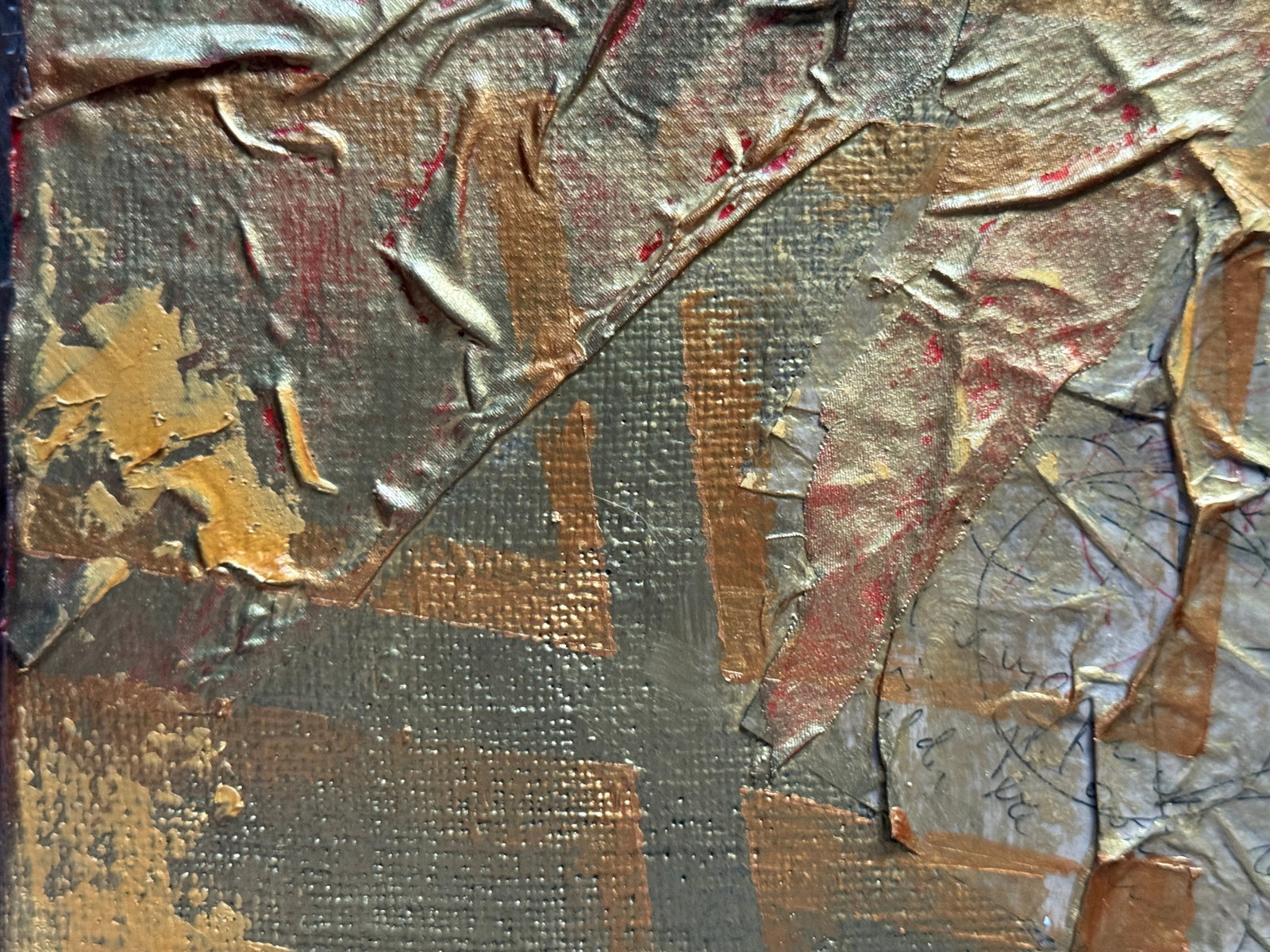 Perception of the author's technique Oil painting with frame Gold K. Leonid - 6