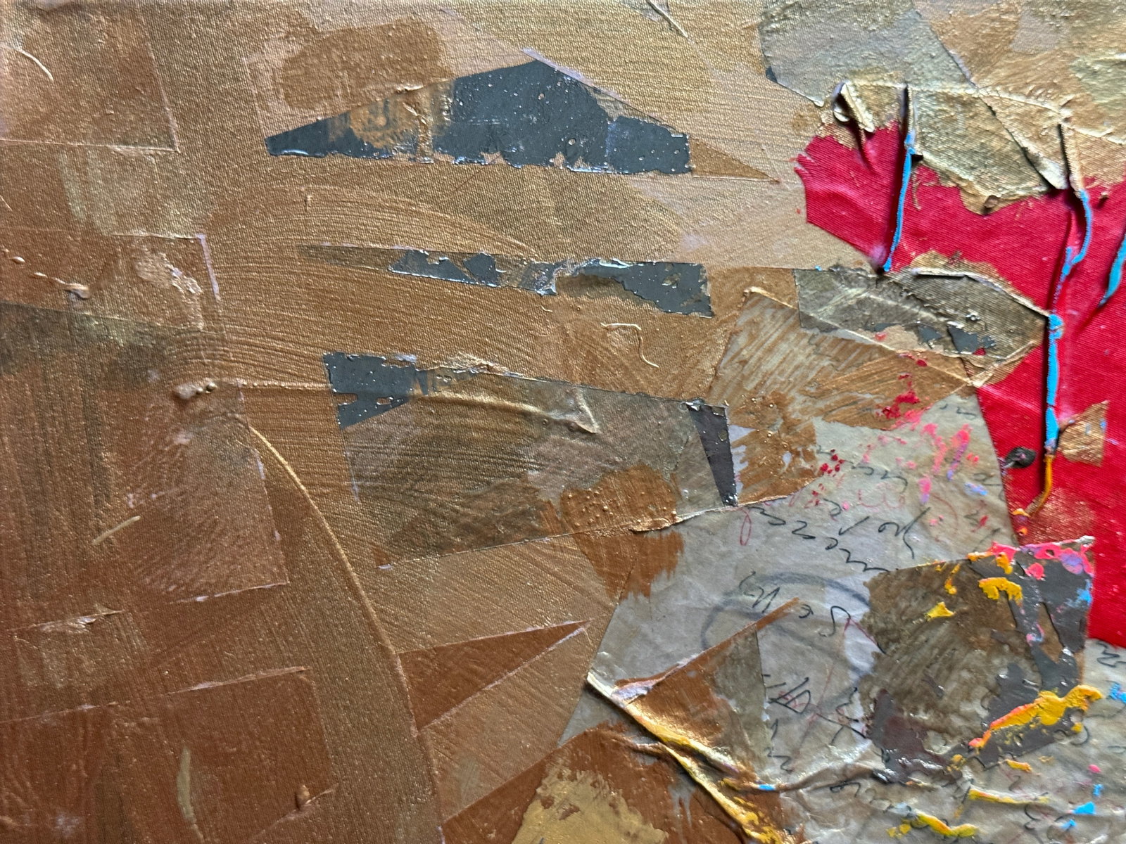 Perception of the author's technique Oil painting with frame Gold K. Leonid - 2