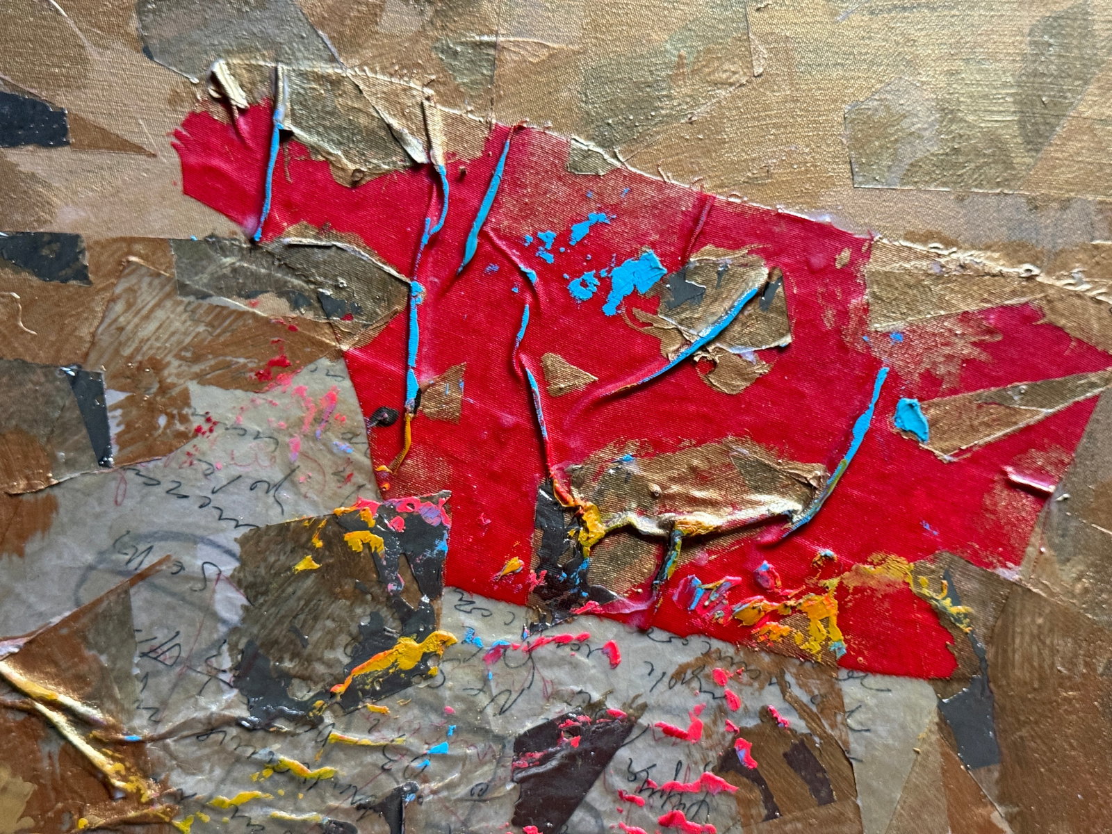 Perception of the author's technique Oil painting with frame Gold K. Leonid - 3