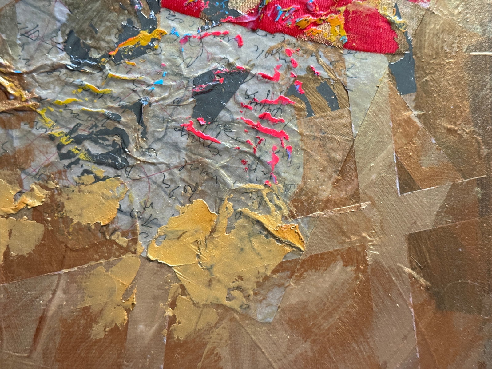 Perception of the author's technique Oil painting with frame Gold K. Leonid - 4