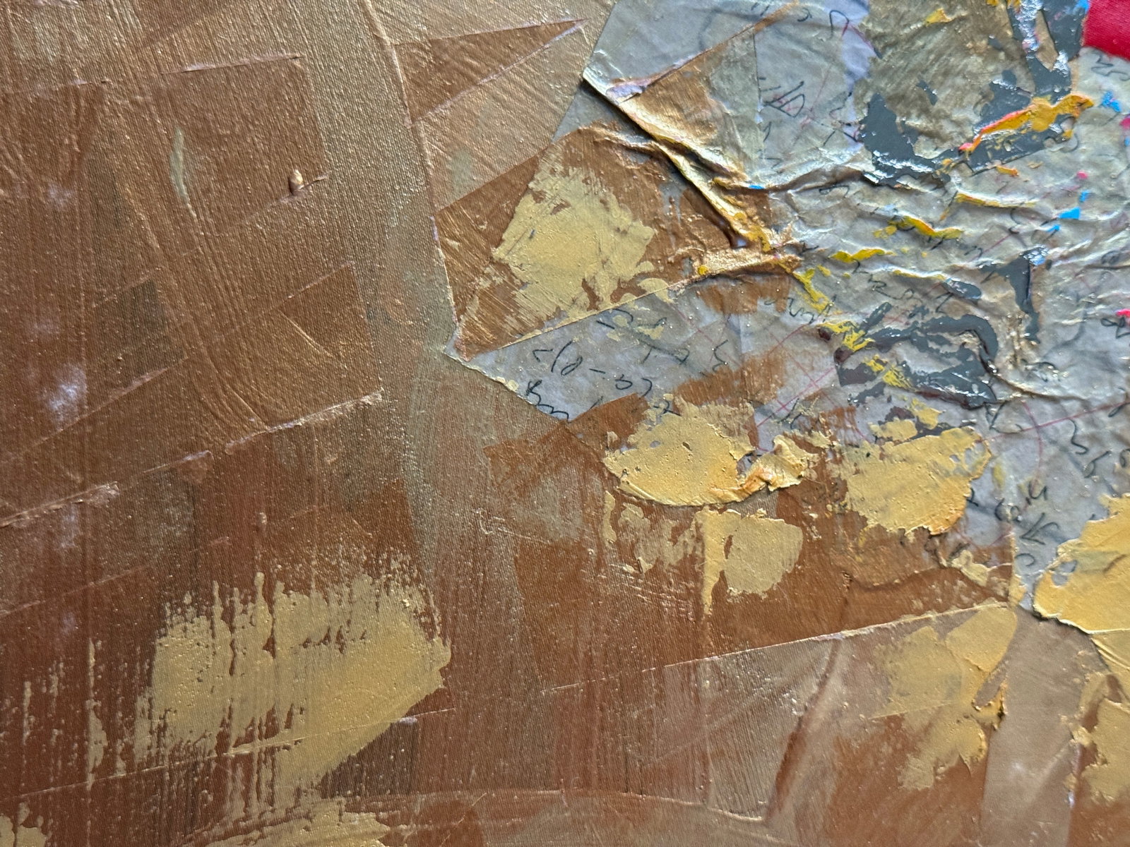 Perception of the author's technique Oil painting with frame Gold K. Leonid - 5