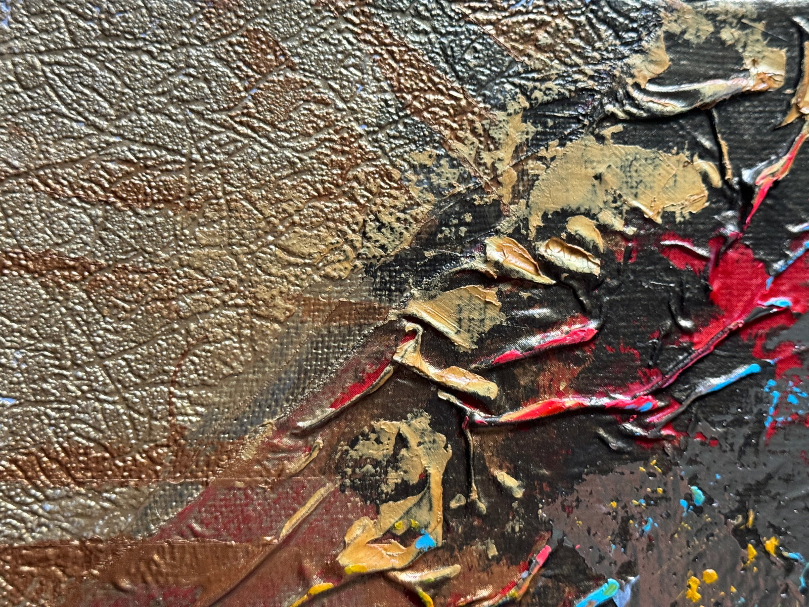 Perception of the author's technique Oil painting with frame Gold K. Leonid - 2
