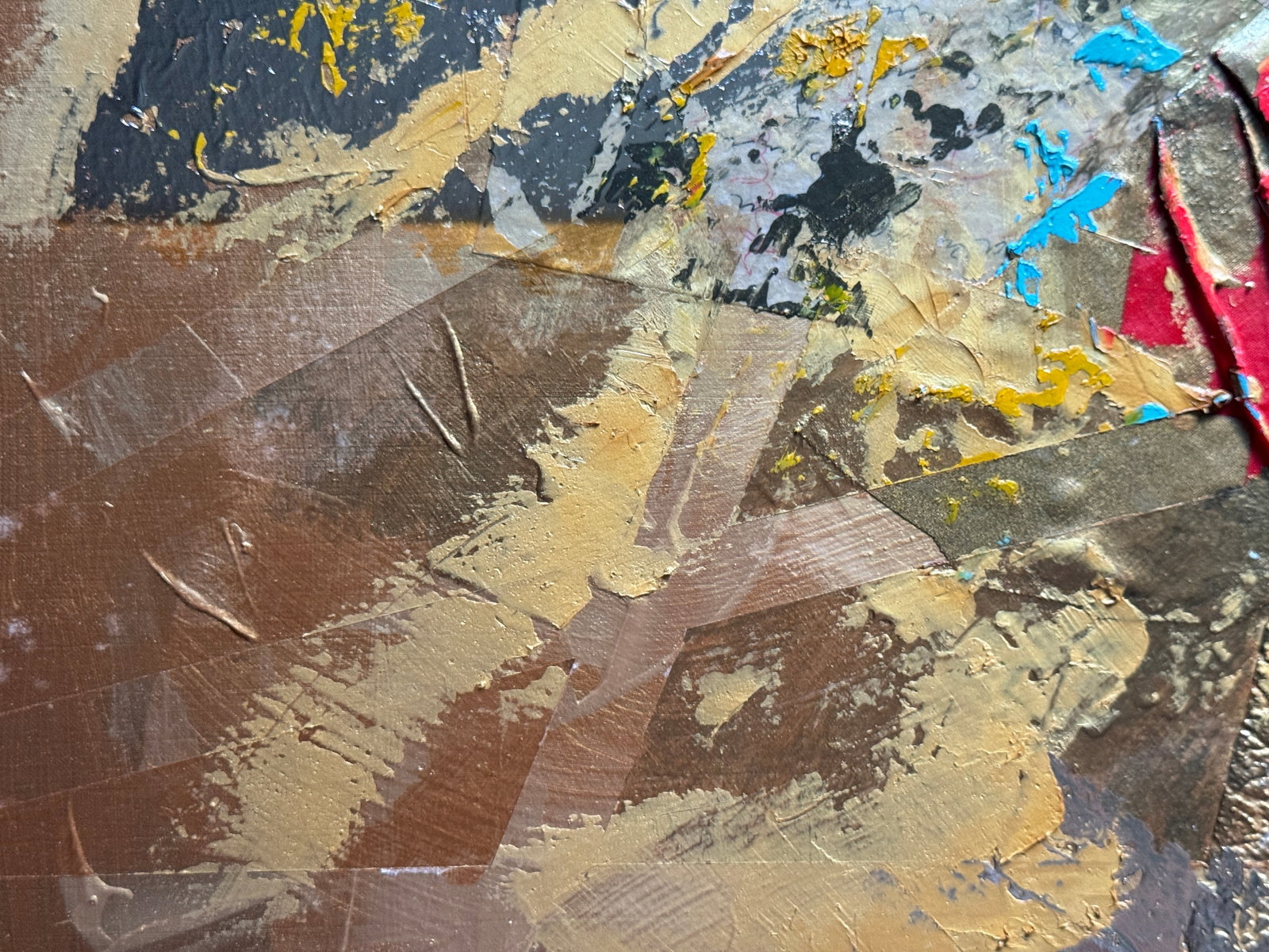 Perception of the author's technique Oil painting with frame Gold K. Leonid - 5