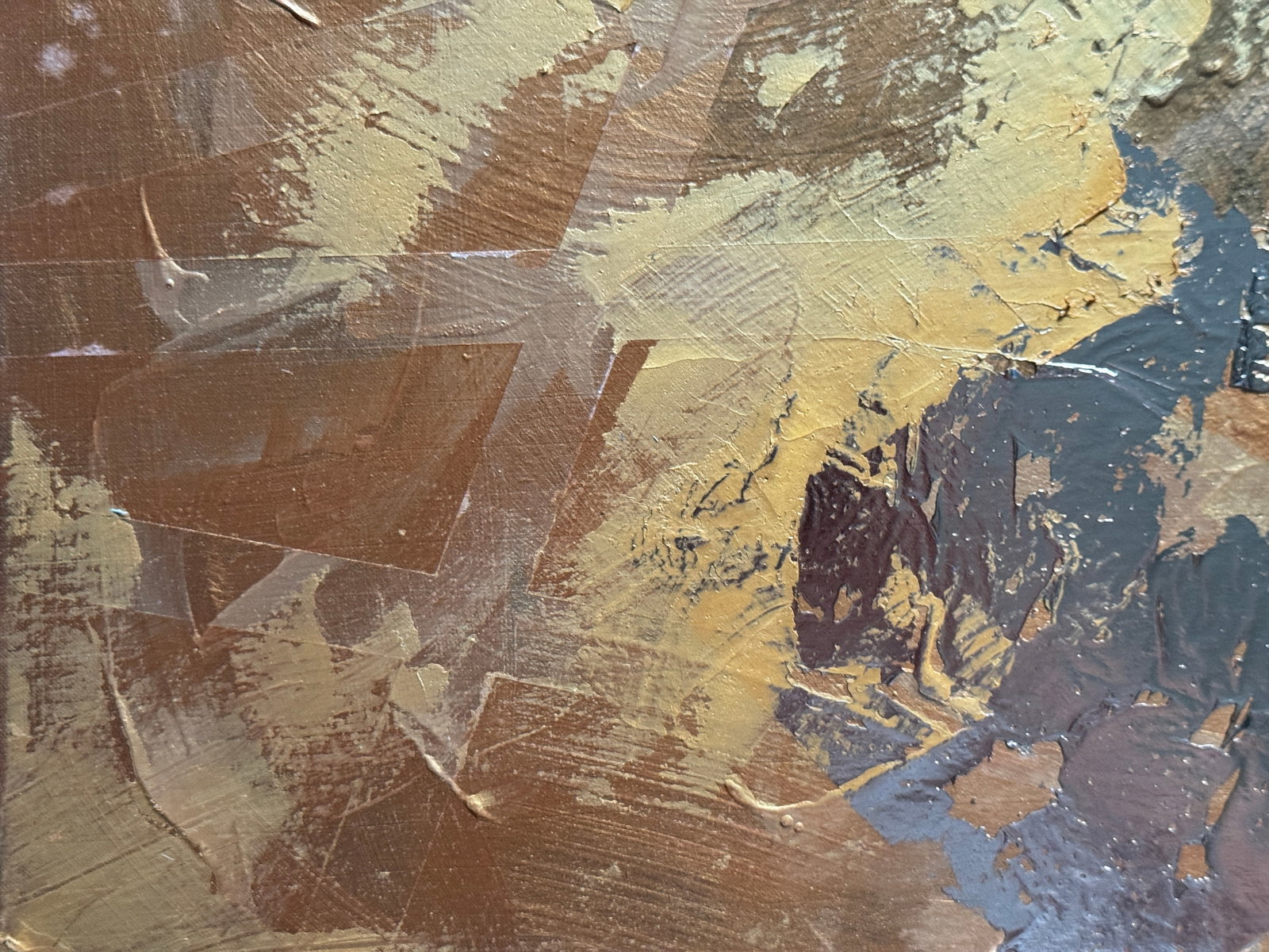 Perception of the author's technique Oil painting with frame Gold K. Leonid - 6