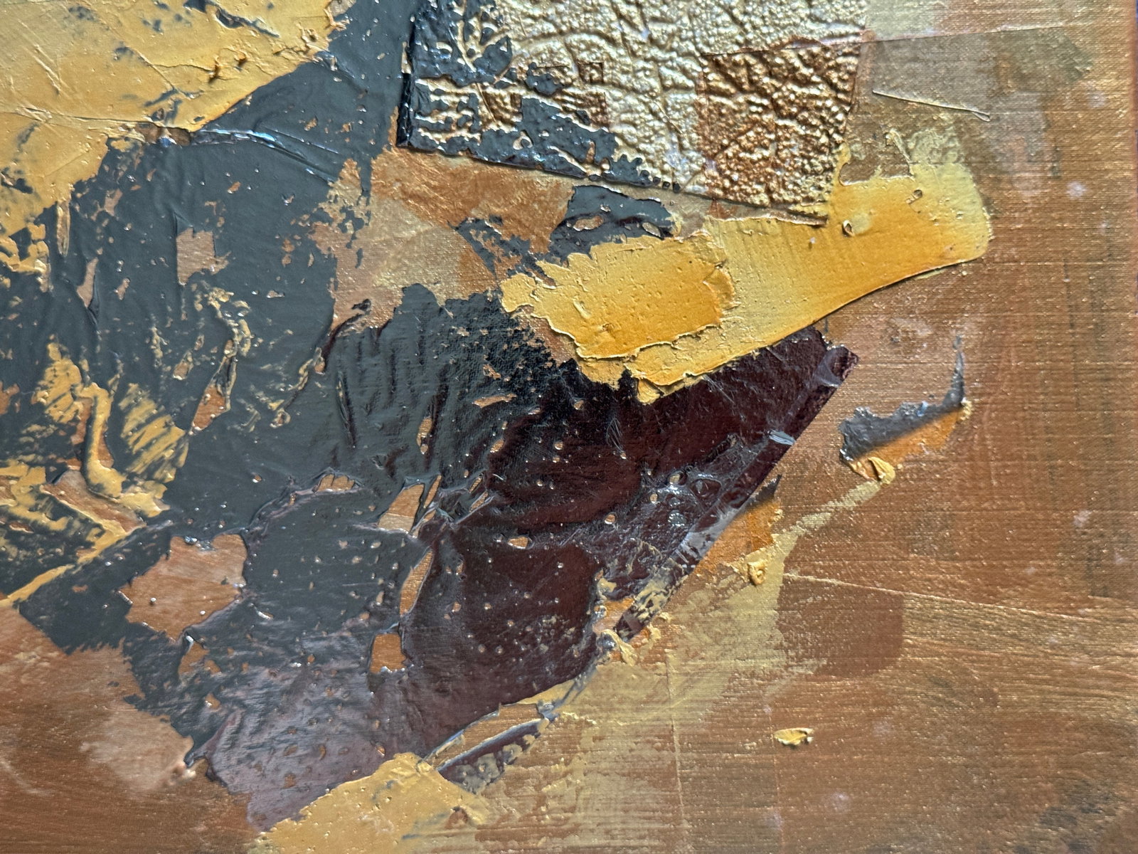 Perception of the author's technique Oil painting with frame Gold K. Leonid - 8