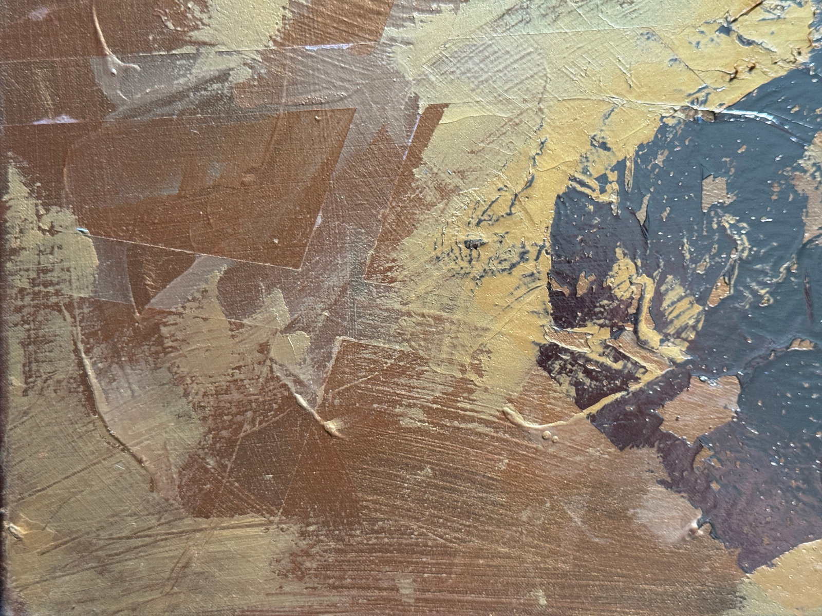 Perception of the author's technique Oil painting with frame Gold K. Leonid - 9