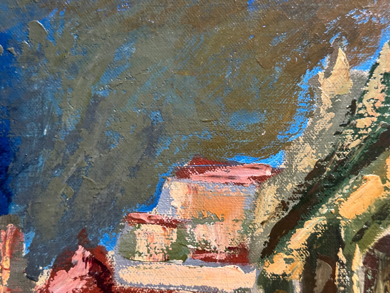 Oil painting with frame square in Lviv K. Leonid - 3