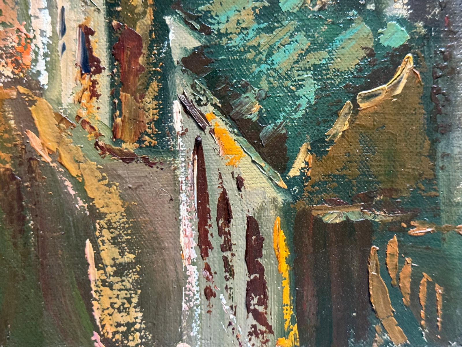 Oil painting with frame square in Lviv K. Leonid - 8