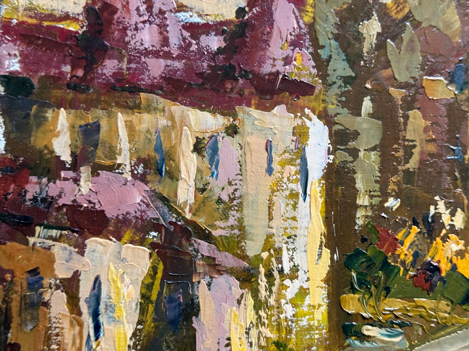 Oil painting with frame Lviv in the evening K. Leonid - 3