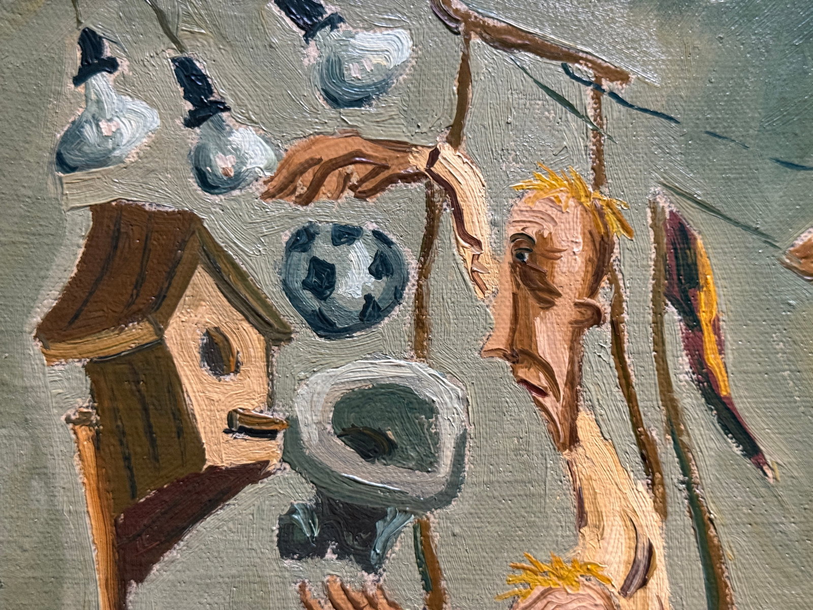 Oil painting with frame absurdity K. Leonid - 2