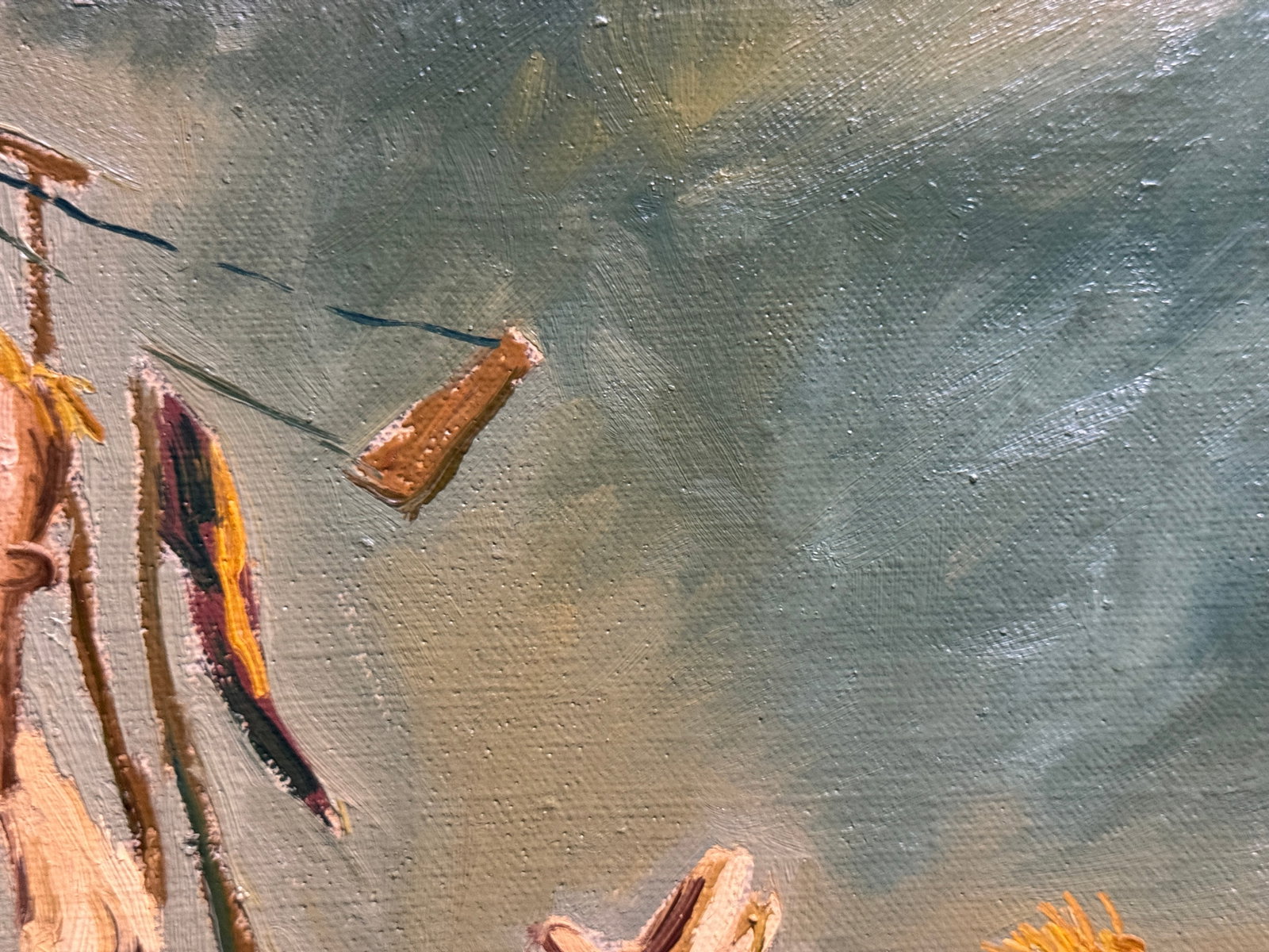 Oil painting with frame absurdity K. Leonid - 9