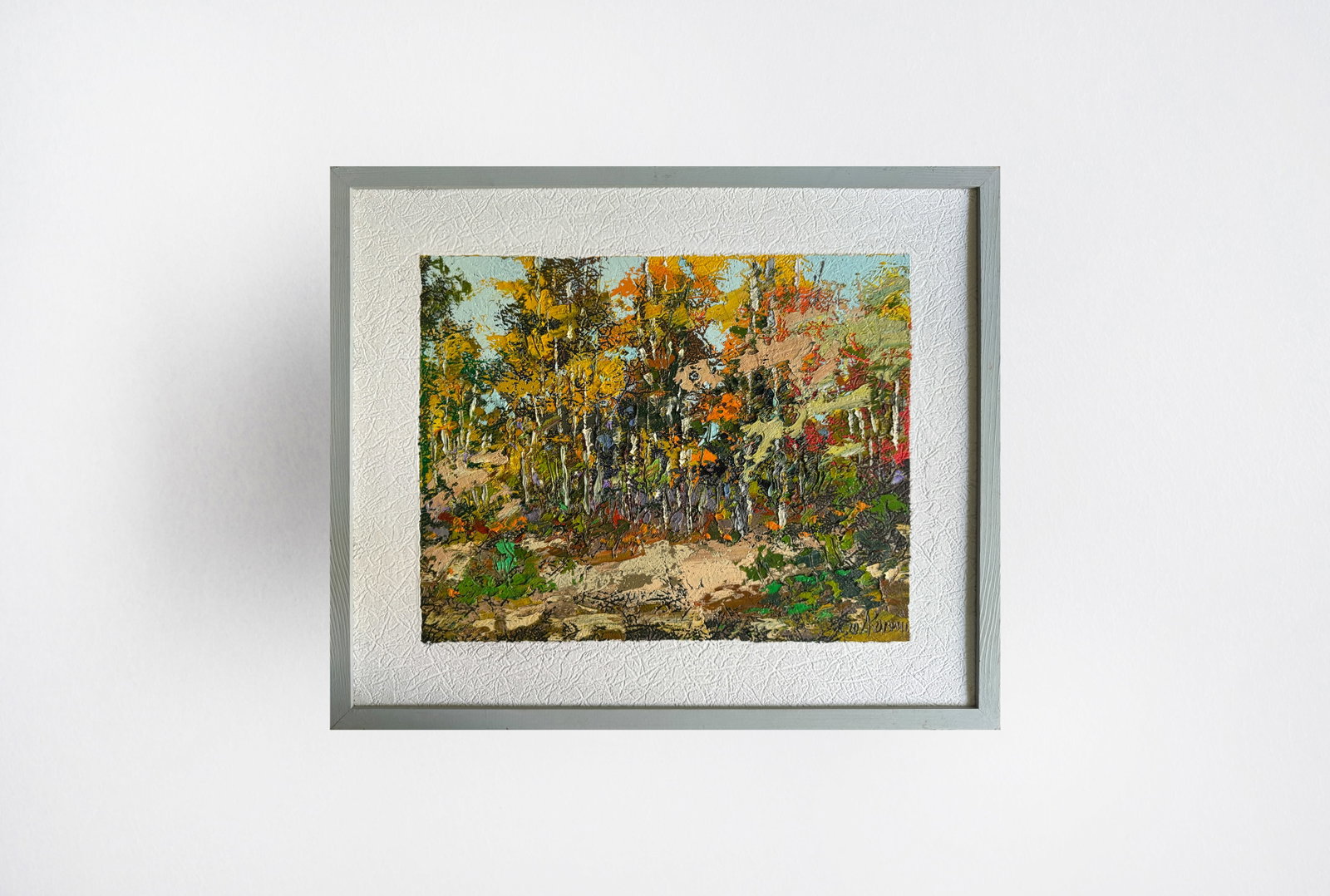 Oil painting with frame Autumn K. Leonid - 11