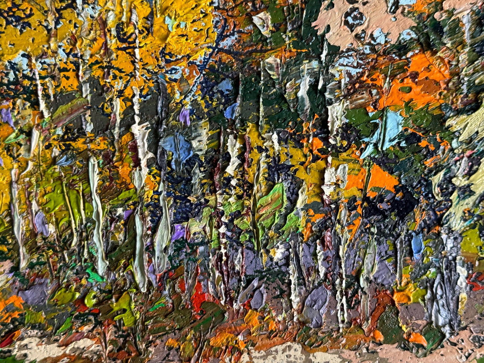 Oil painting with frame Autumn K. Leonid - 5
