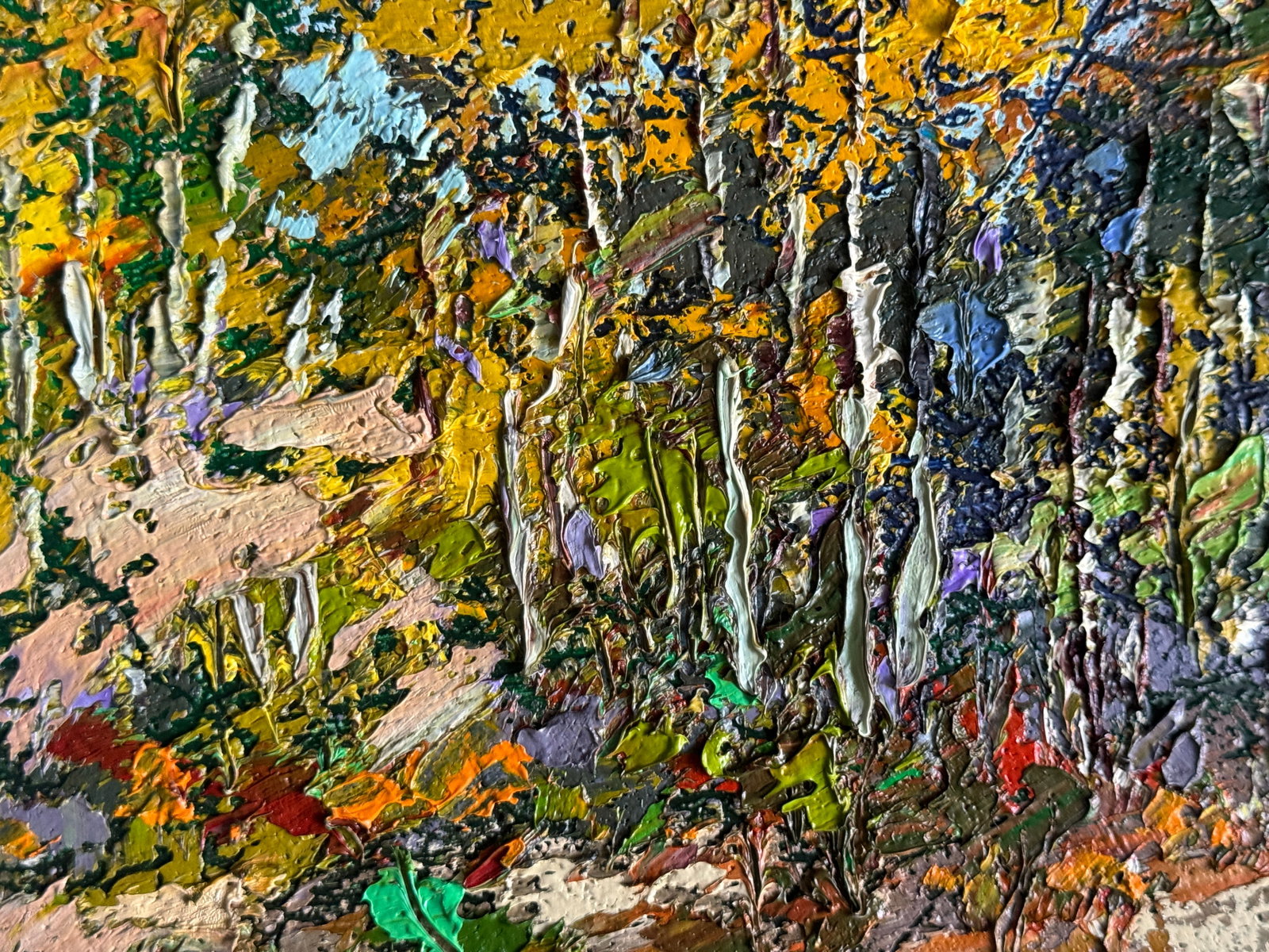 Oil painting with frame Autumn K. Leonid - 6