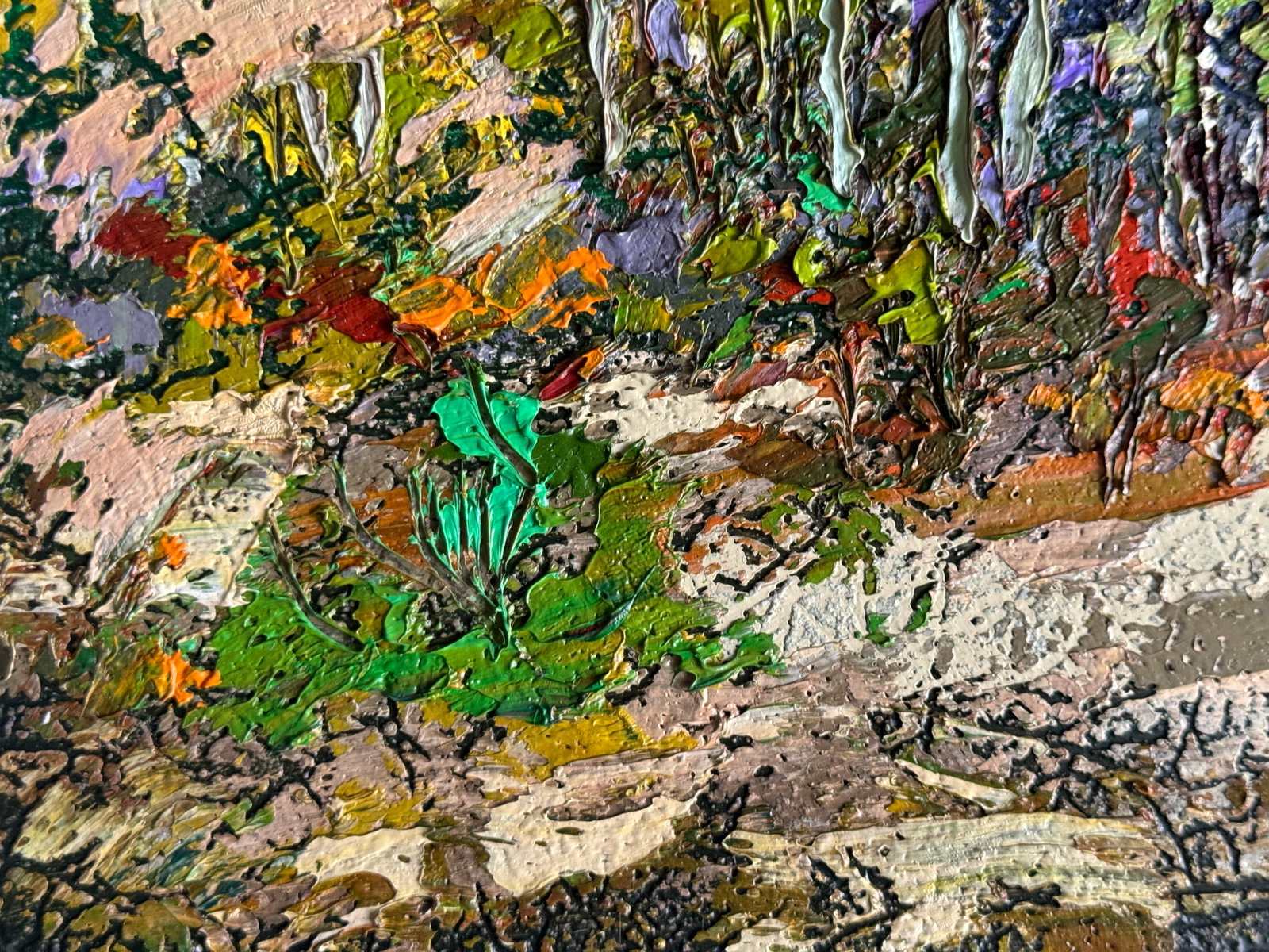 Oil painting with frame Autumn K. Leonid - 7
