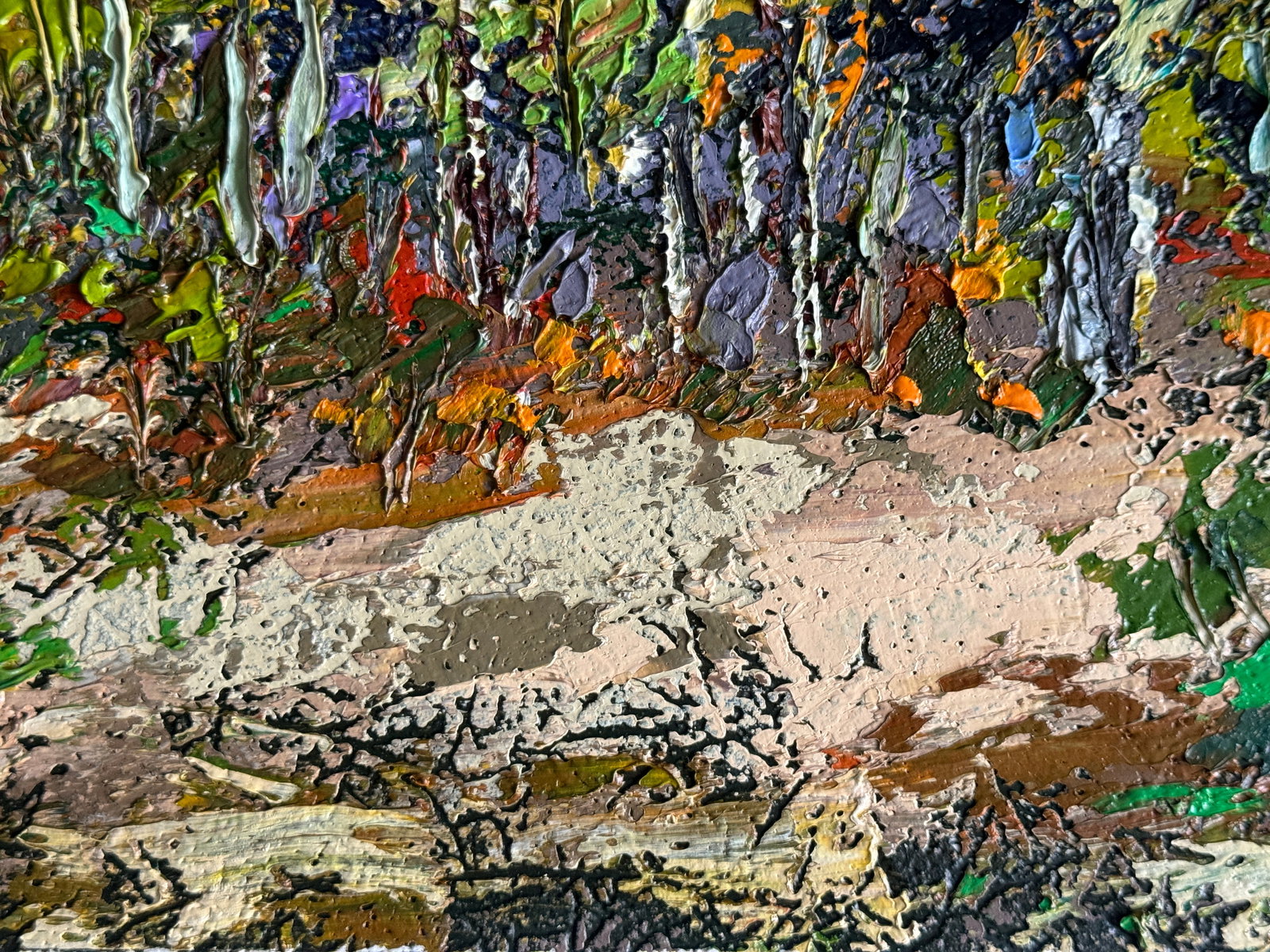 Oil painting with frame Autumn K. Leonid - 8