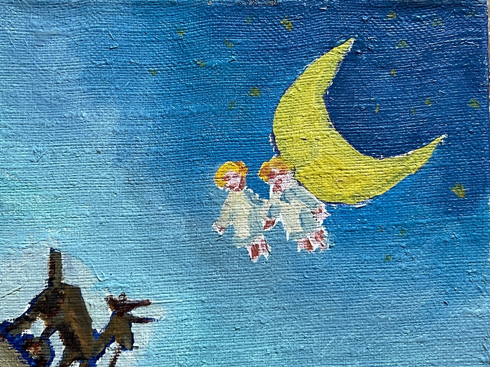 Oil painting with frame Capricorn K. Leonid - 3