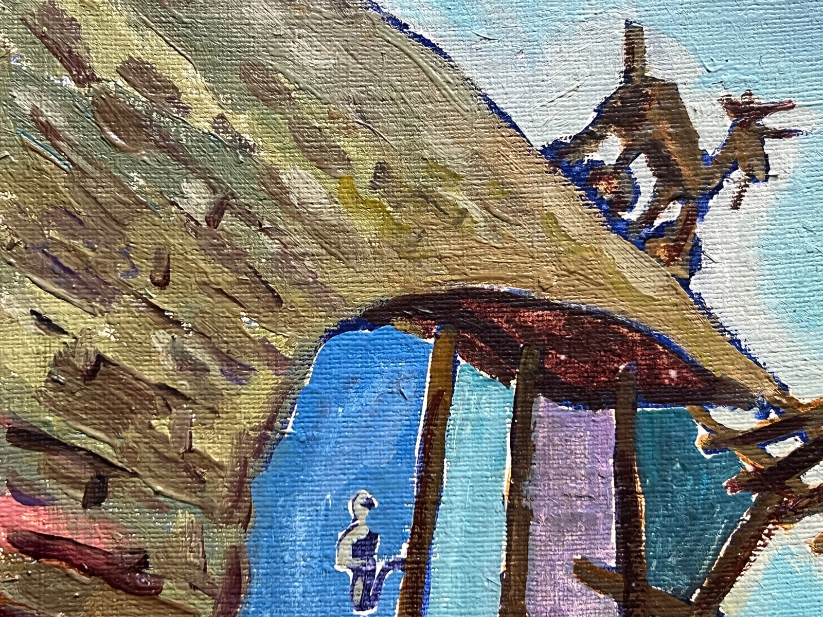 Oil painting with frame Capricorn K. Leonid - 5