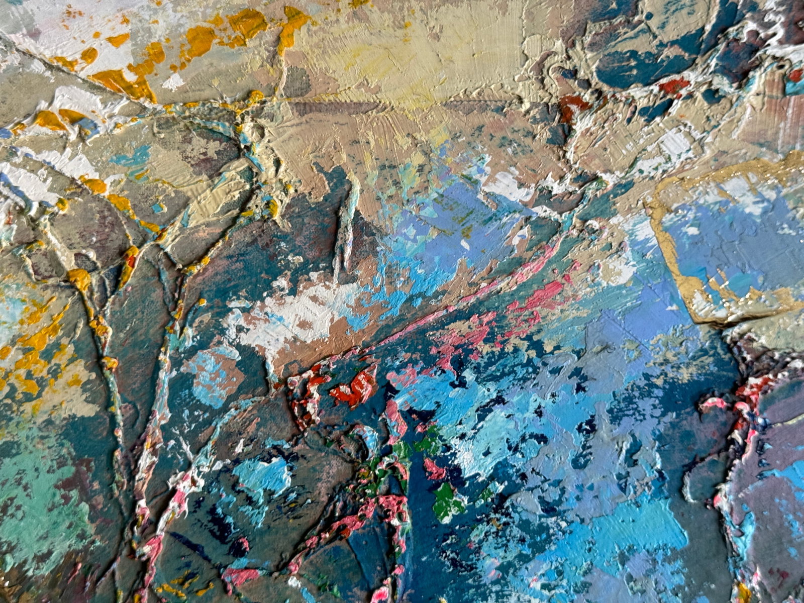 Oil painting with frame Perception K. Leonid - 3