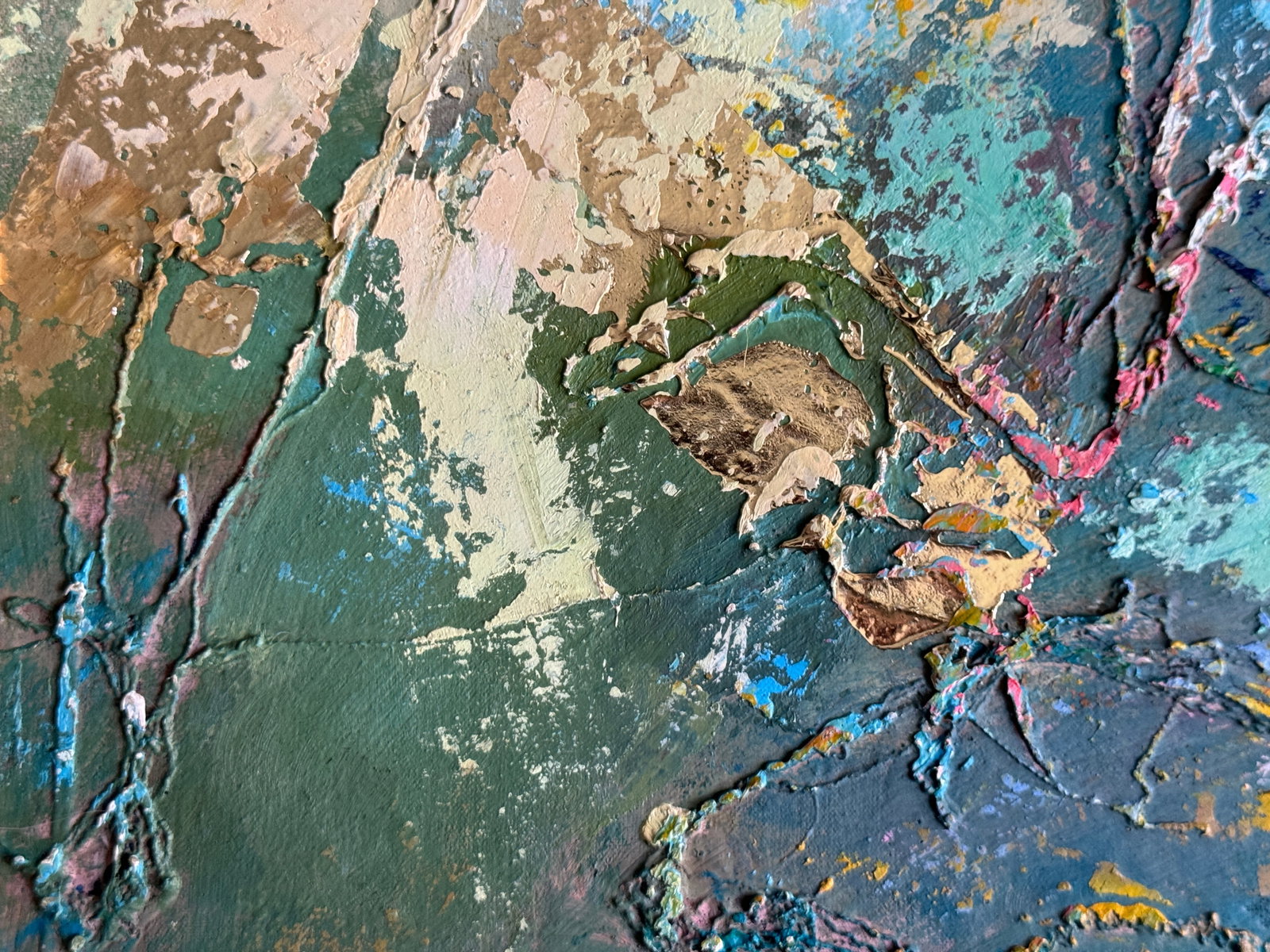 Oil painting with frame Perception K. Leonid - 7