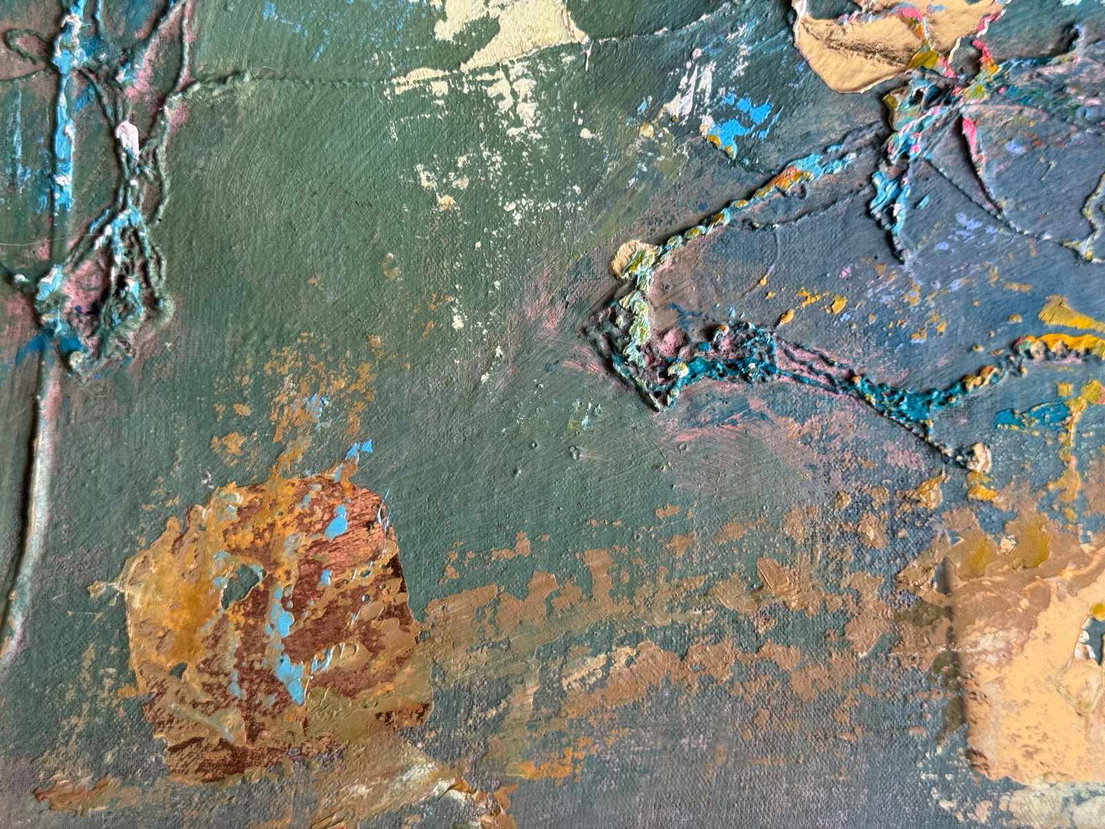 Oil painting with frame Perception K. Leonid - 8