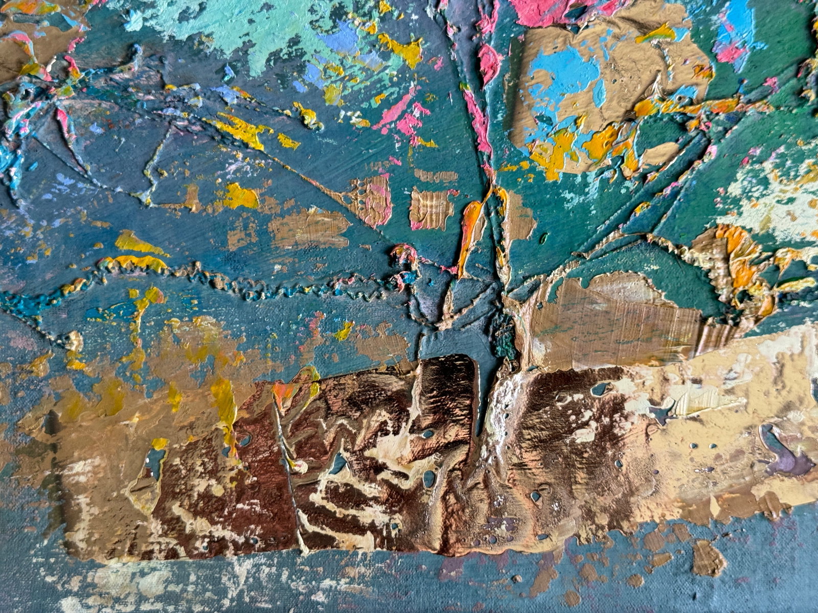 Oil painting with frame Perception K. Leonid - 9