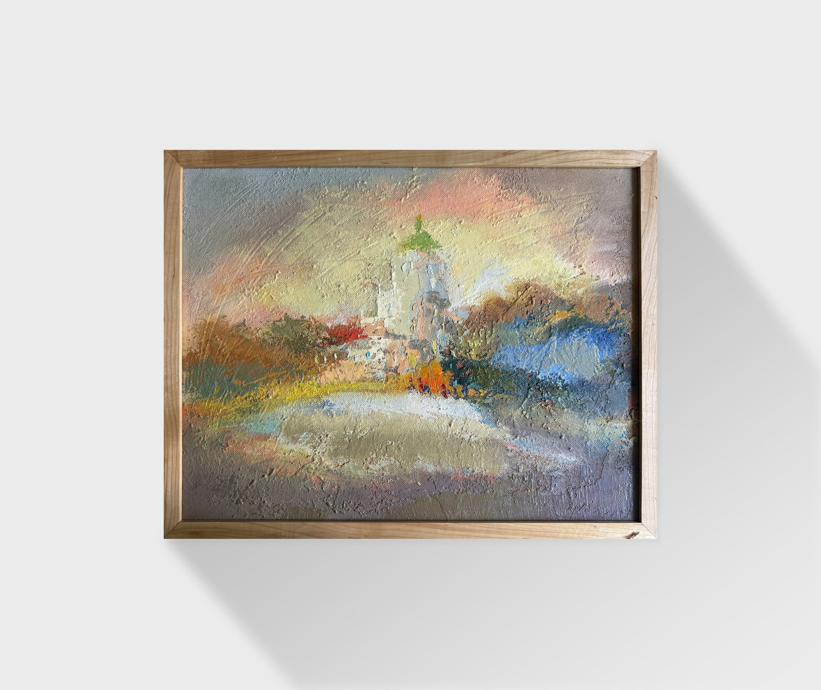 Oil painting with frame St. George's Cathedral, Lviv K. Leonid - 12