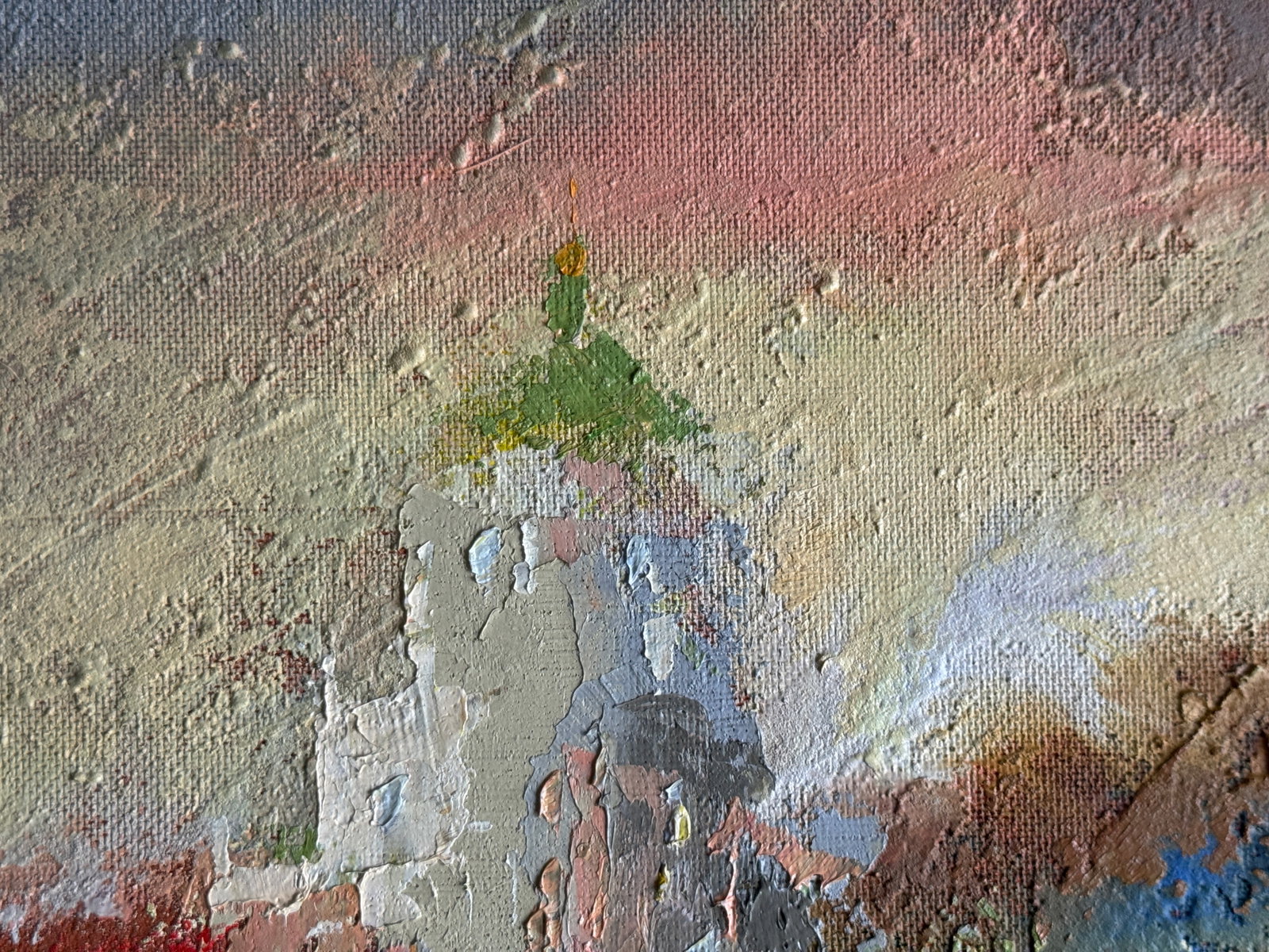 Oil painting with frame St. George's Cathedral, Lviv K. Leonid - 3