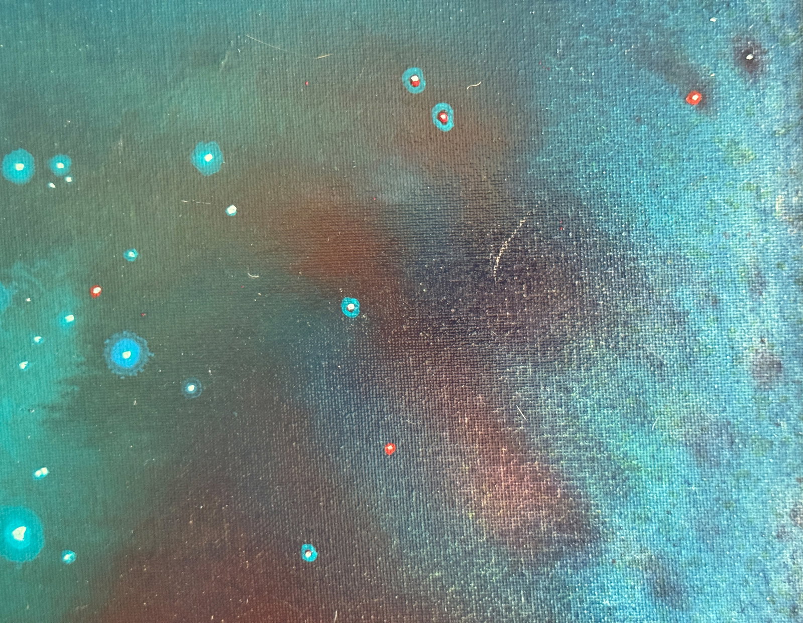 Oil painting with frame Perception K. Leonid - 5