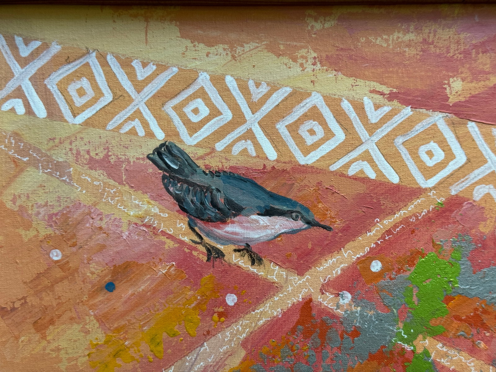 Oil painting with frame Perception 02 K. Leonid - 2