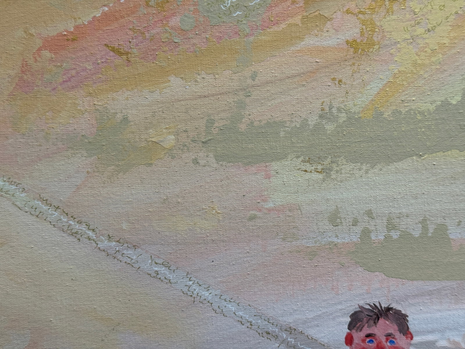 Oil painting with frame Perception 02 K. Leonid - 5
