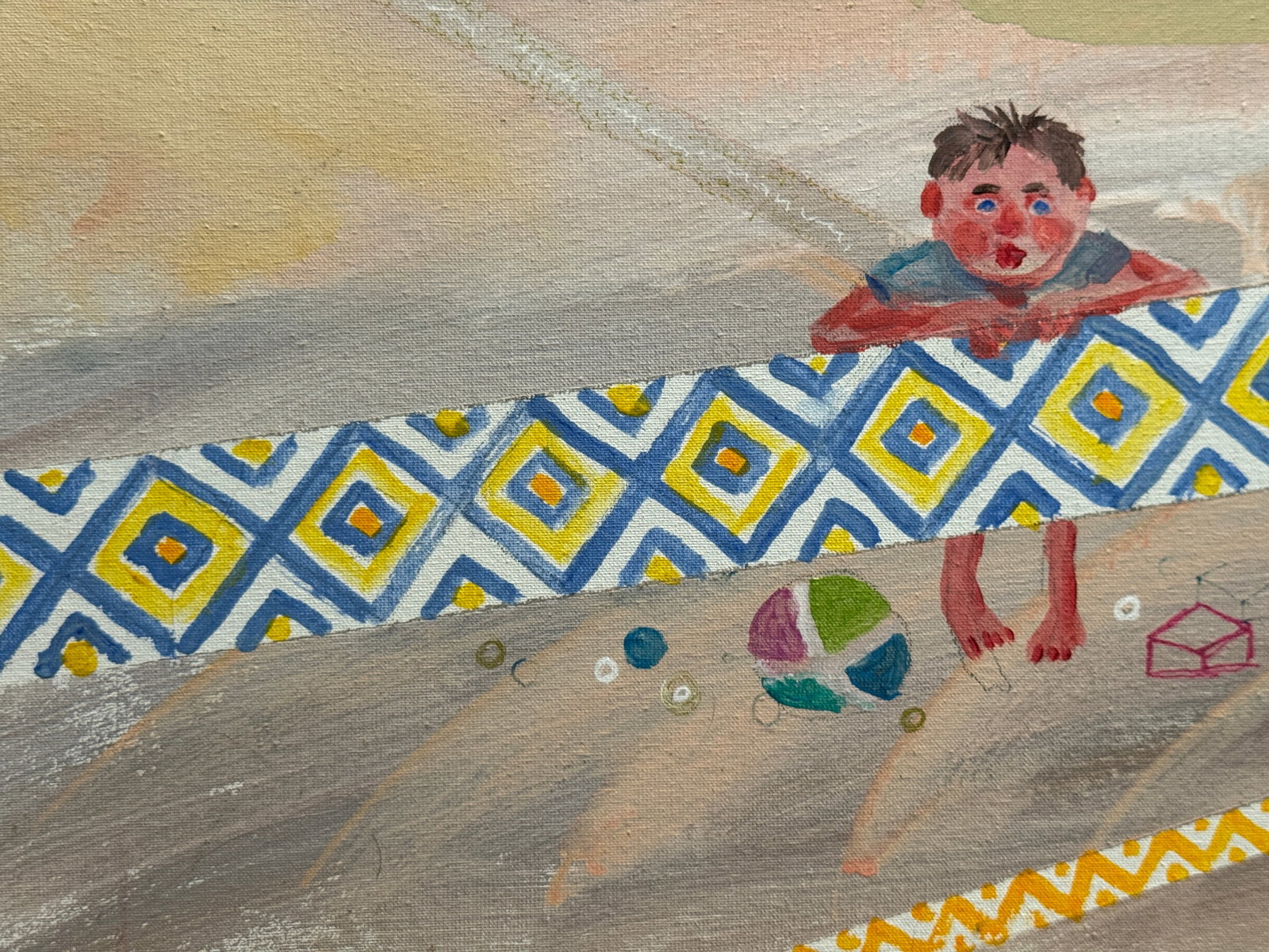 Oil painting with frame Perception 02 K. Leonid - 6