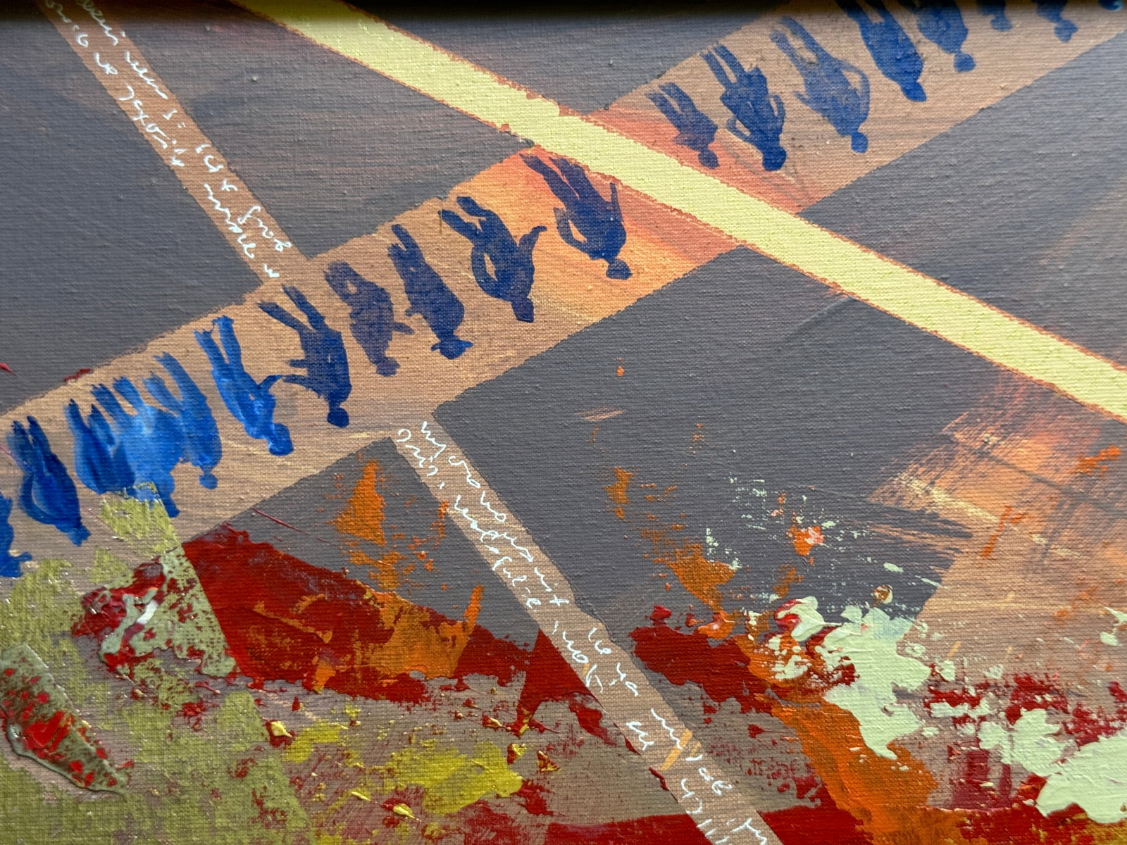 Oil painting with frame Perception 03 K. Leonid - 3