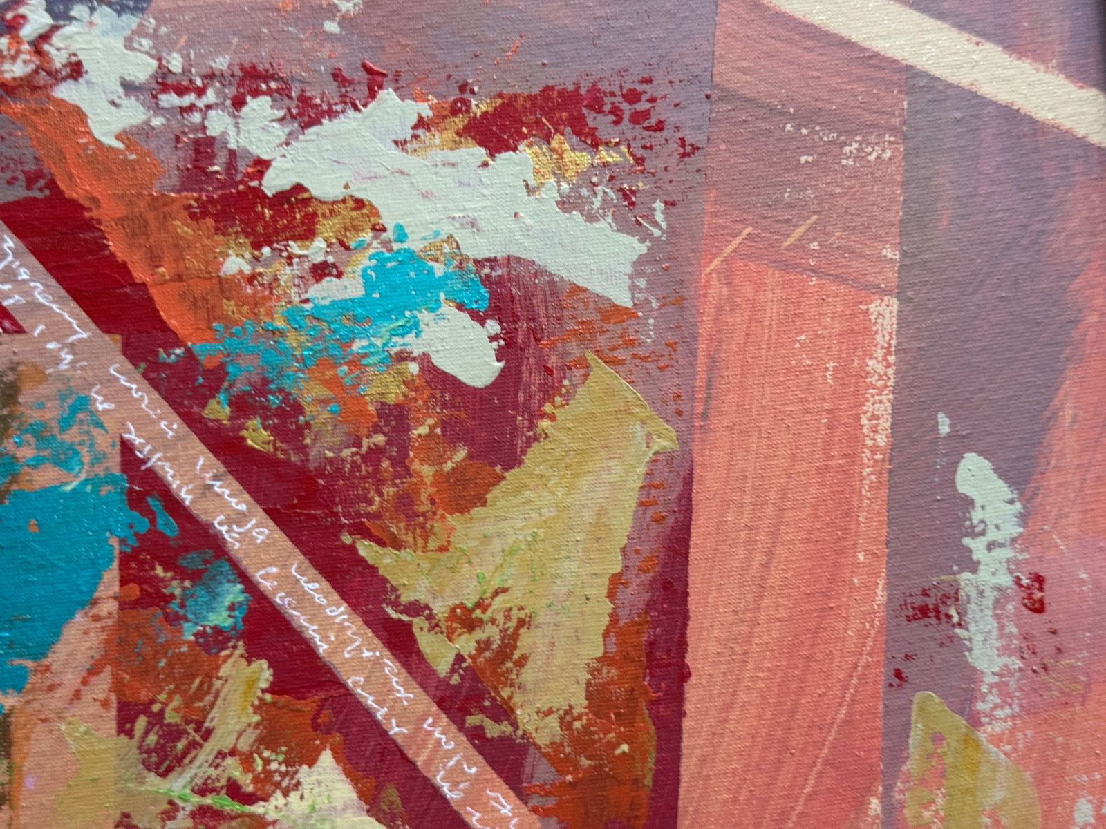 Oil painting with frame Perception 03 K. Leonid - 5